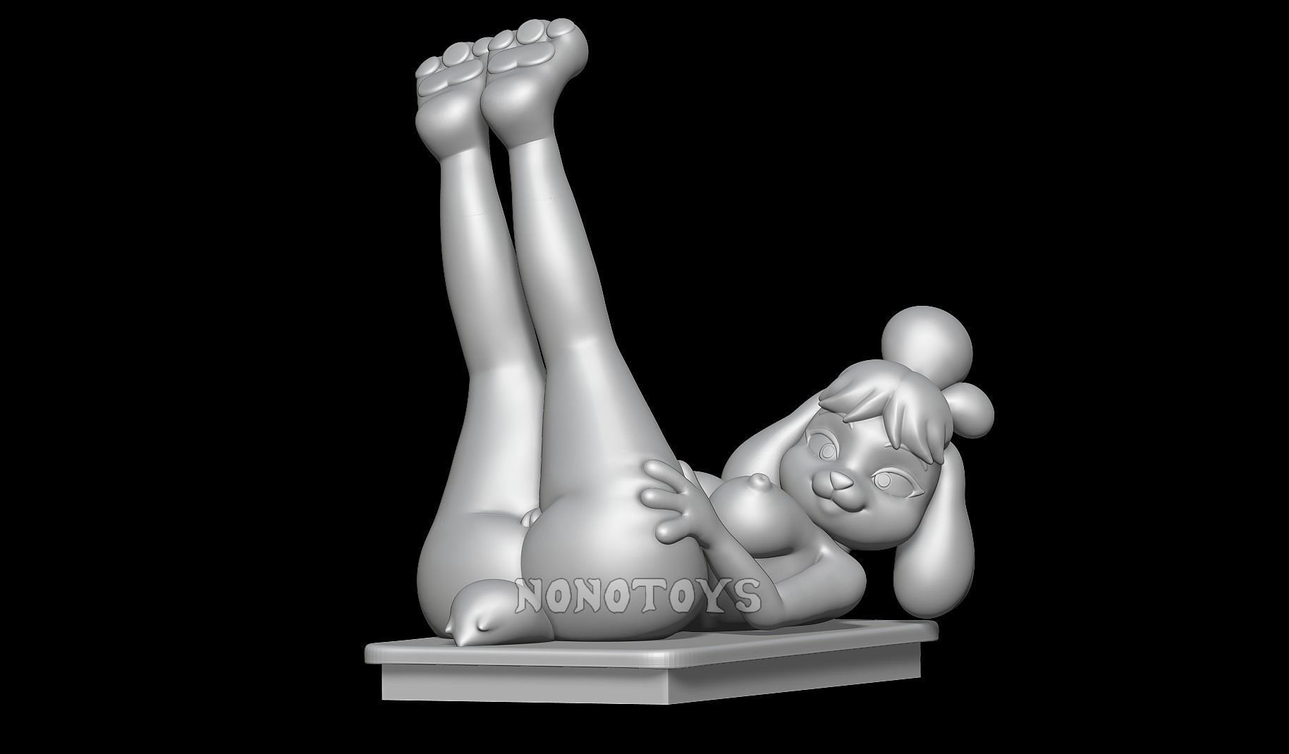  Isabelle NSFW 3D print model_9