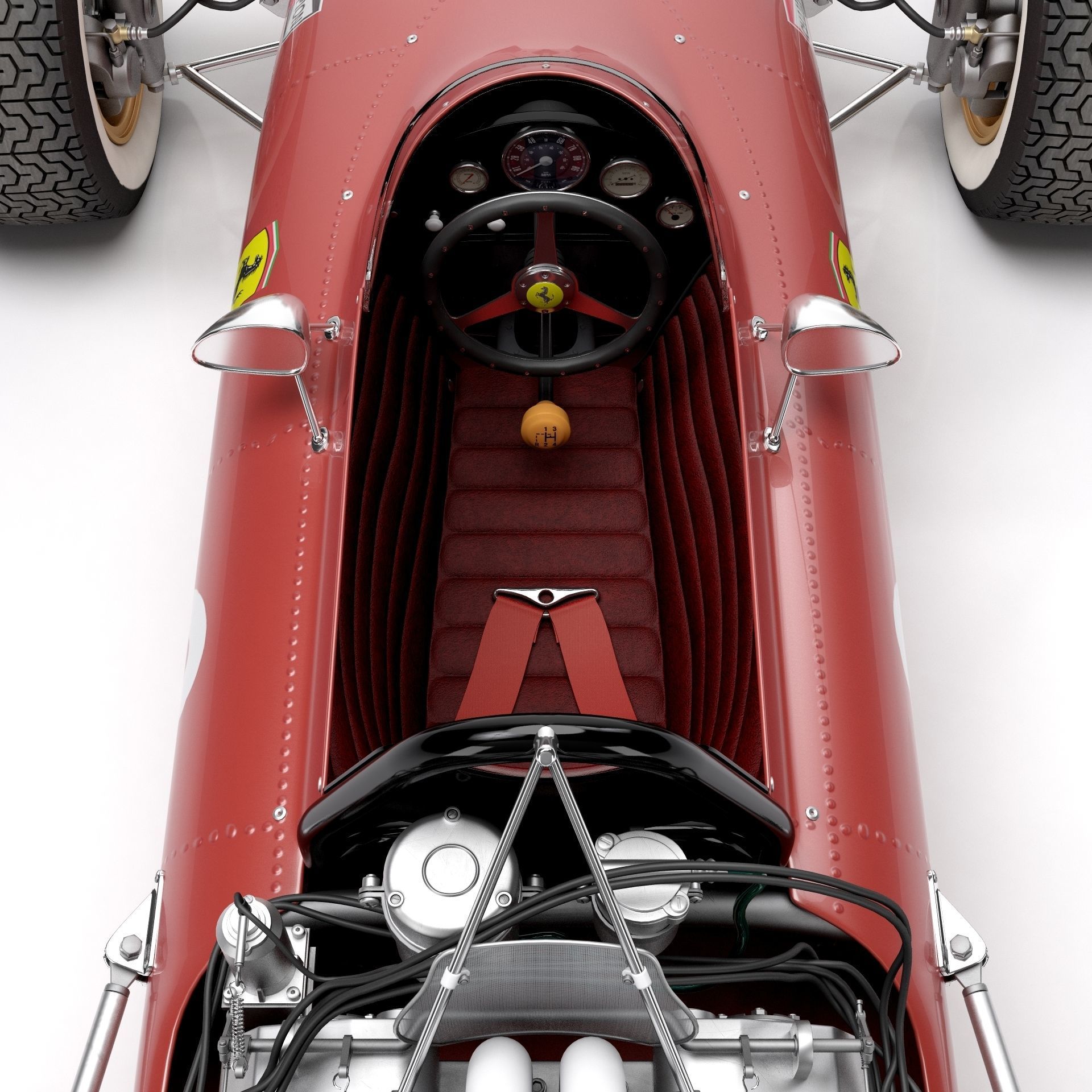 Ferrari F1 312 1966 3D model_15