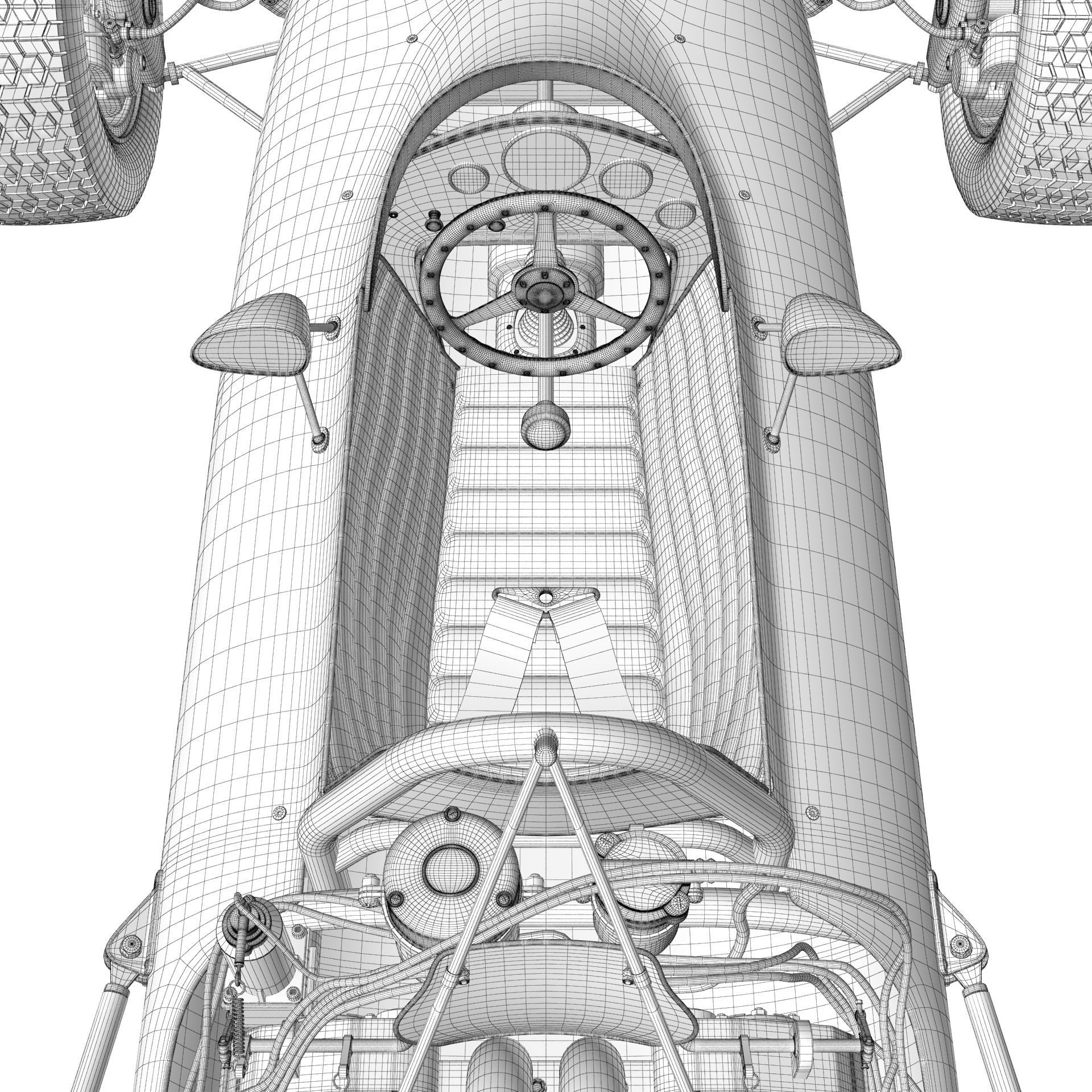 Ferrari F1 312 1966 3D model_37