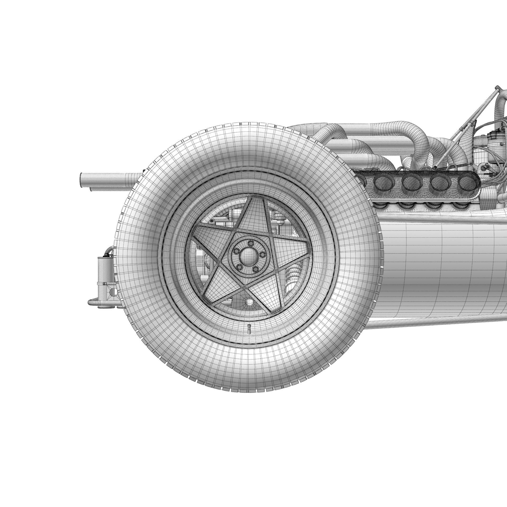 Ferrari F1 312 1966 3D model_31