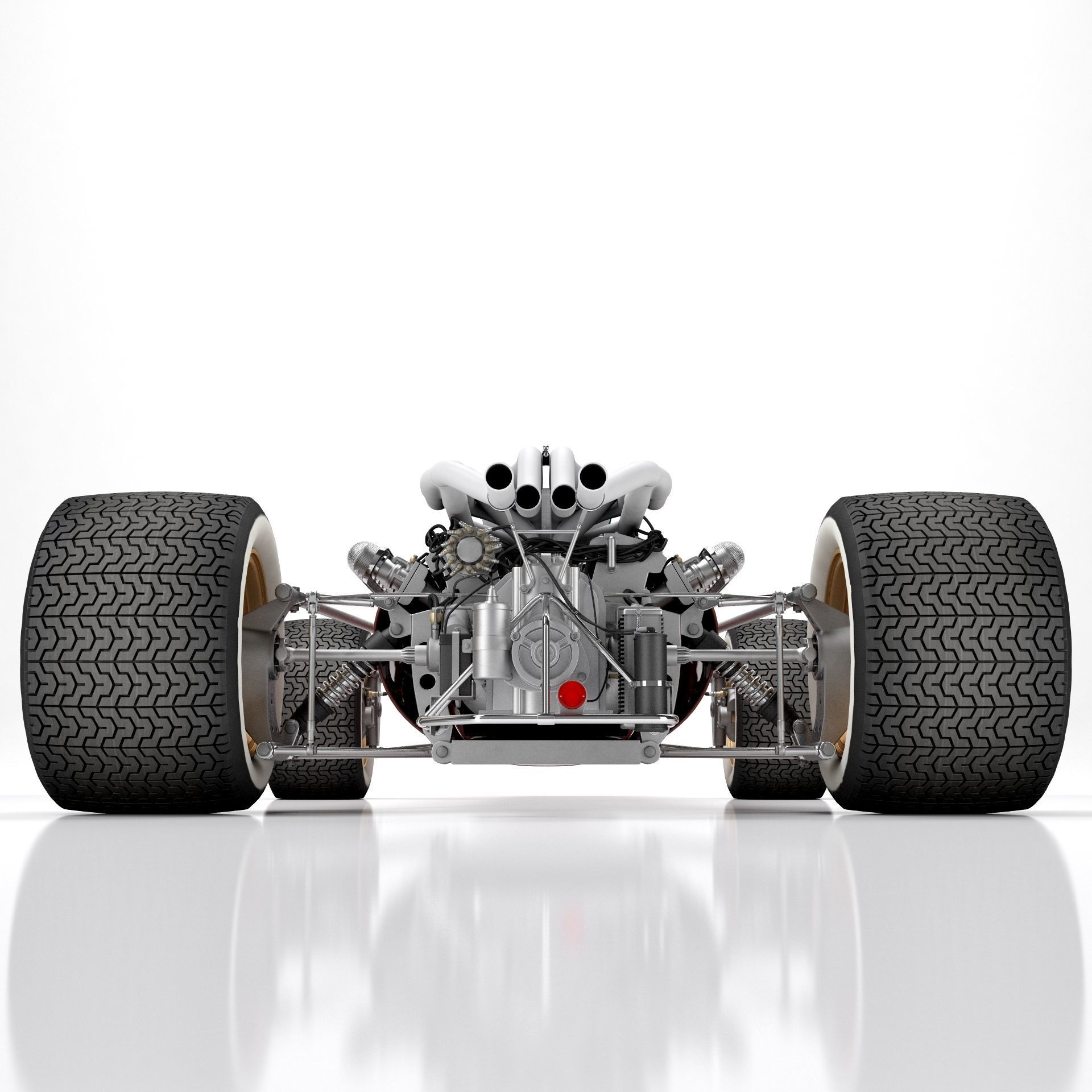 Ferrari F1 312 1966 3D model_14