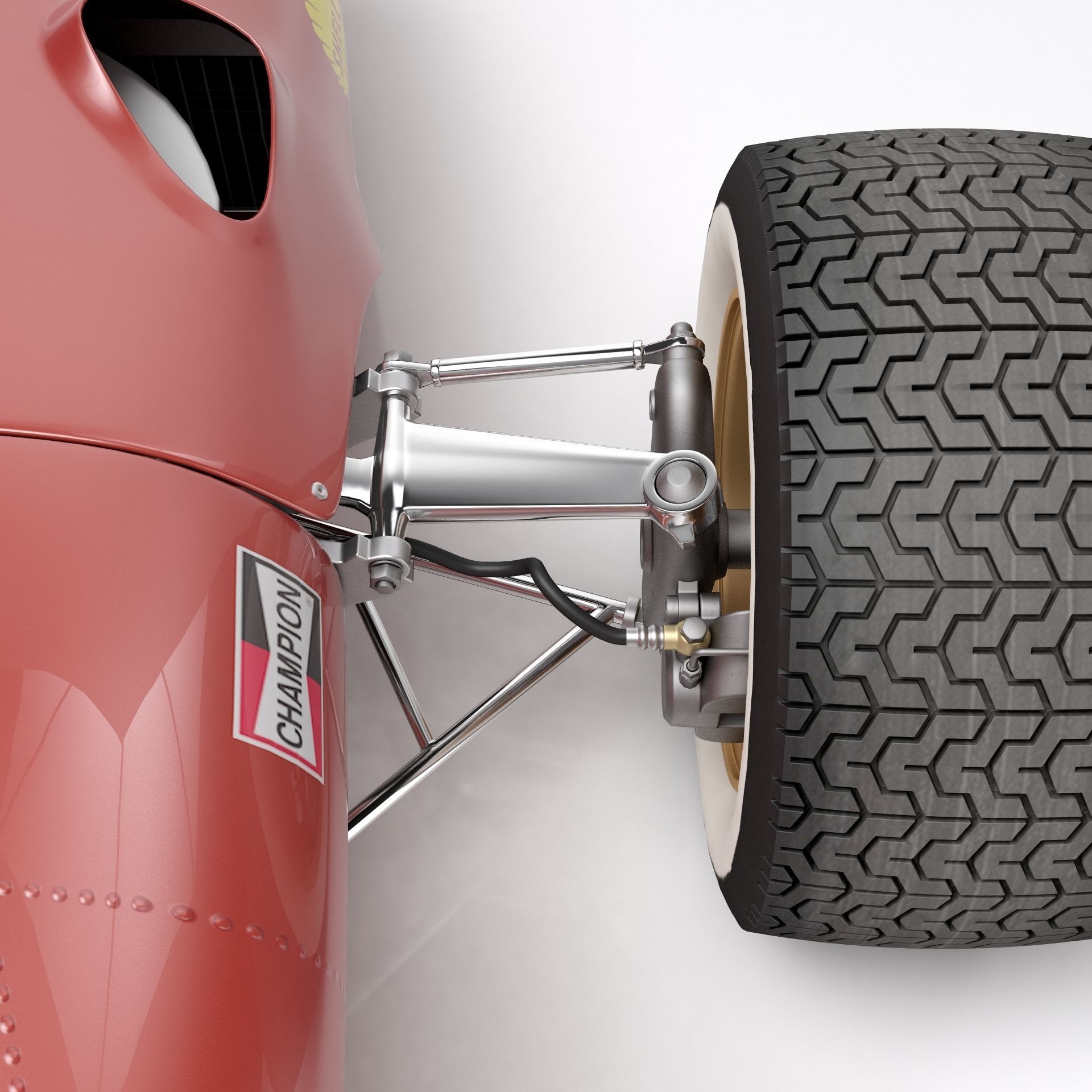Ferrari F1 312 1966 3D model_17