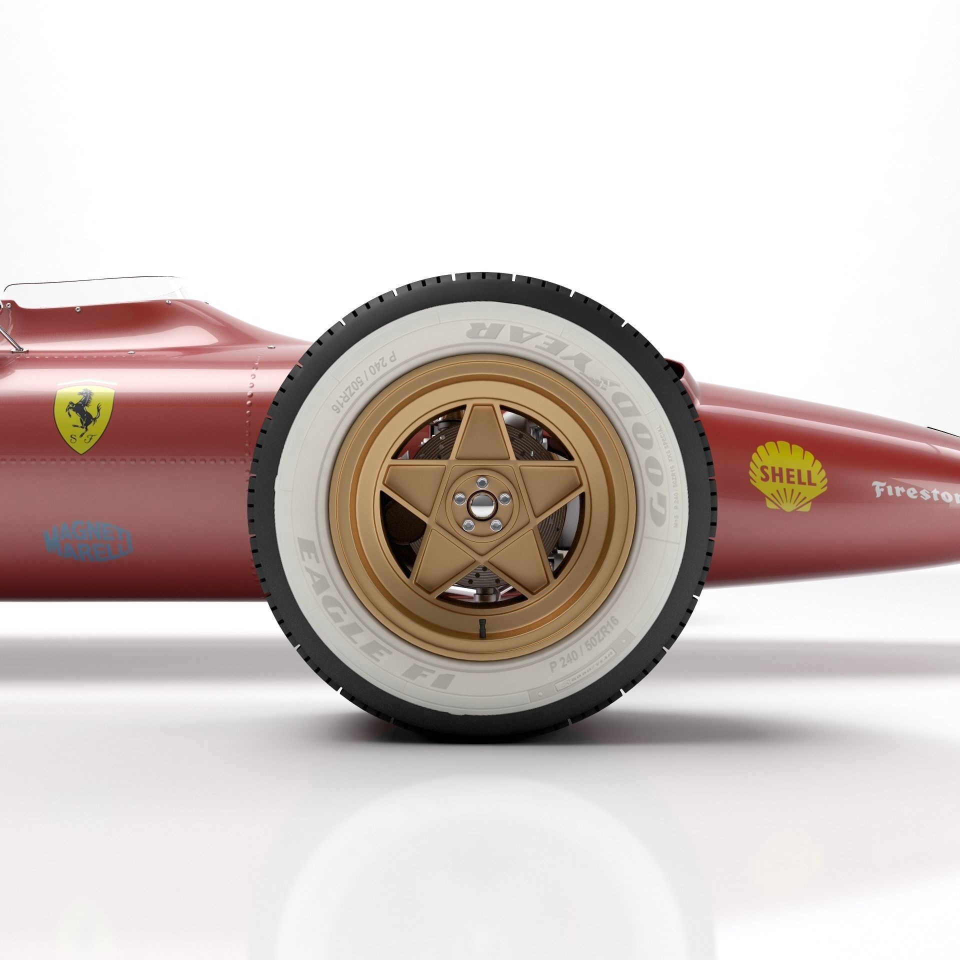 Ferrari F1 312 1966 3D model_10