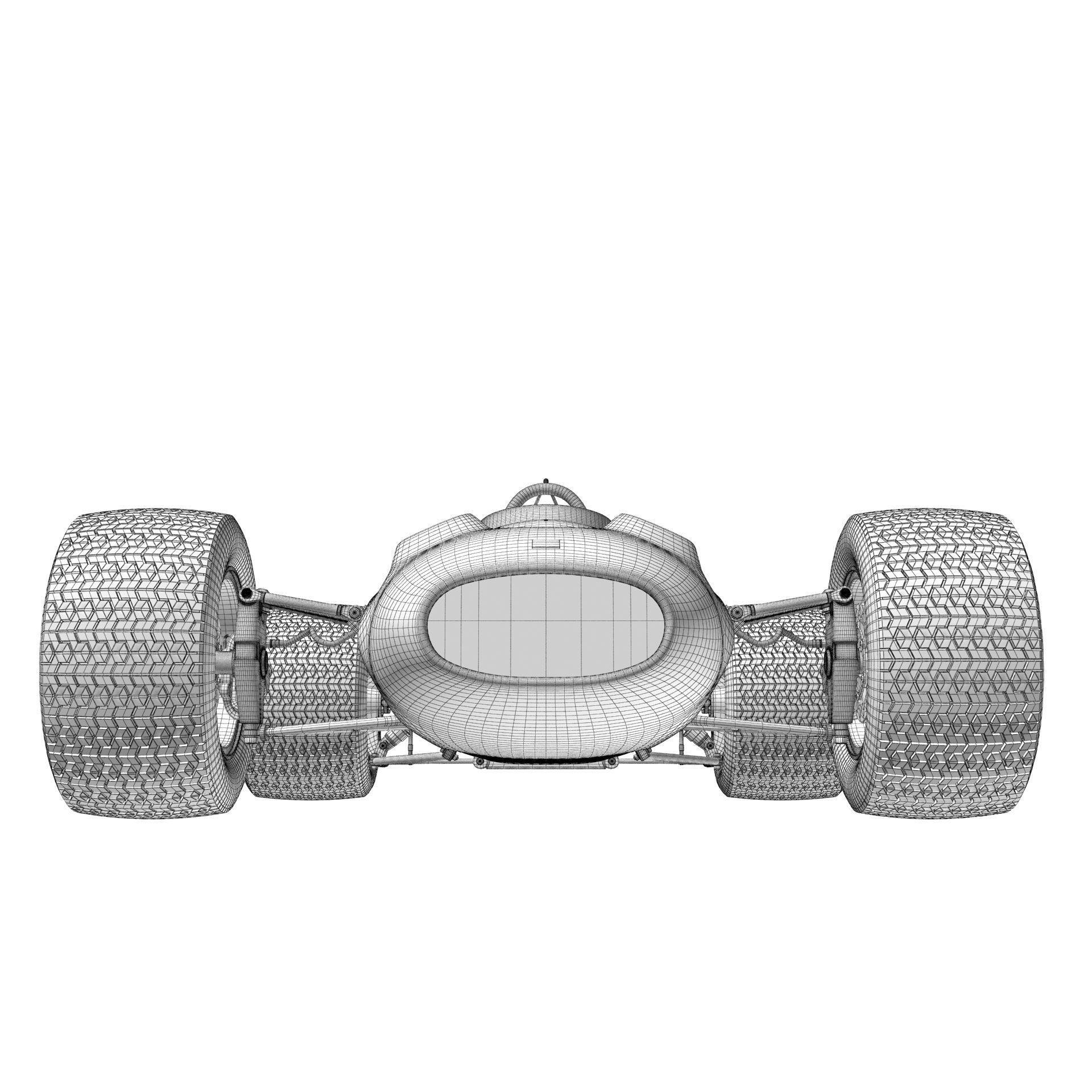 Ferrari F1 312 1966 3D model_35