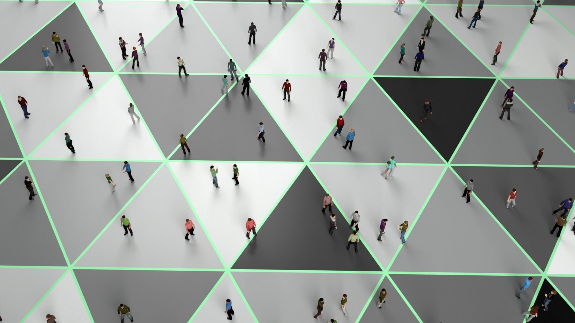 Low Poly Animated People Pack - 400 Pieces Low-poly Animated Low-poly 3D model_4