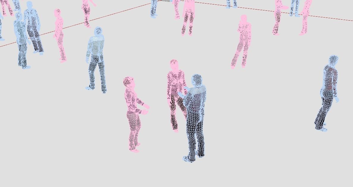 Low Poly Animated People Pack - 400 Pieces Low-poly Animated Low-poly 3D model_10