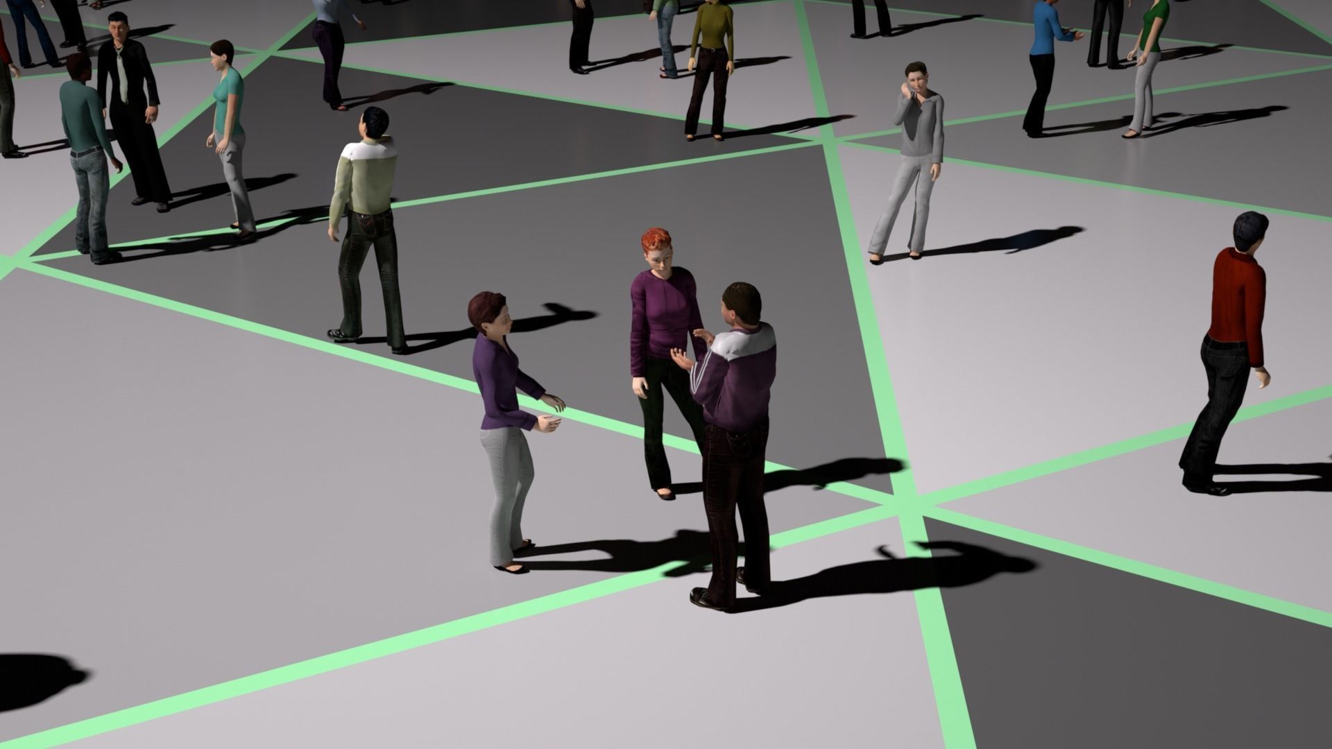 Low Poly Animated People Pack - 400 Pieces Low-poly Animated Low-poly 3D model_8