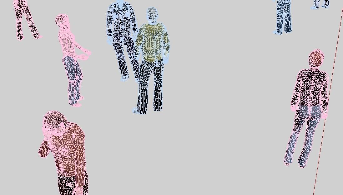 Low Poly Animated People Pack - 400 Pieces Low-poly Animated Low-poly 3D model_9
