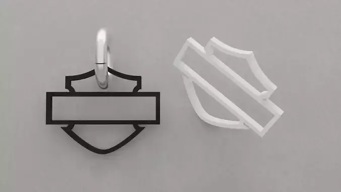 Chaveiro Harley Davidson 3D print model