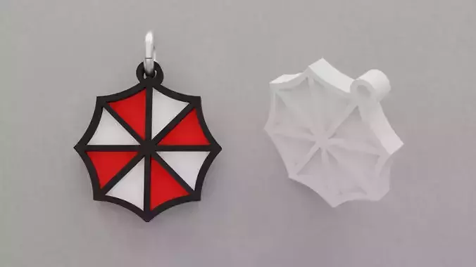 Chaveiro Umbrela Corporation 3D print model