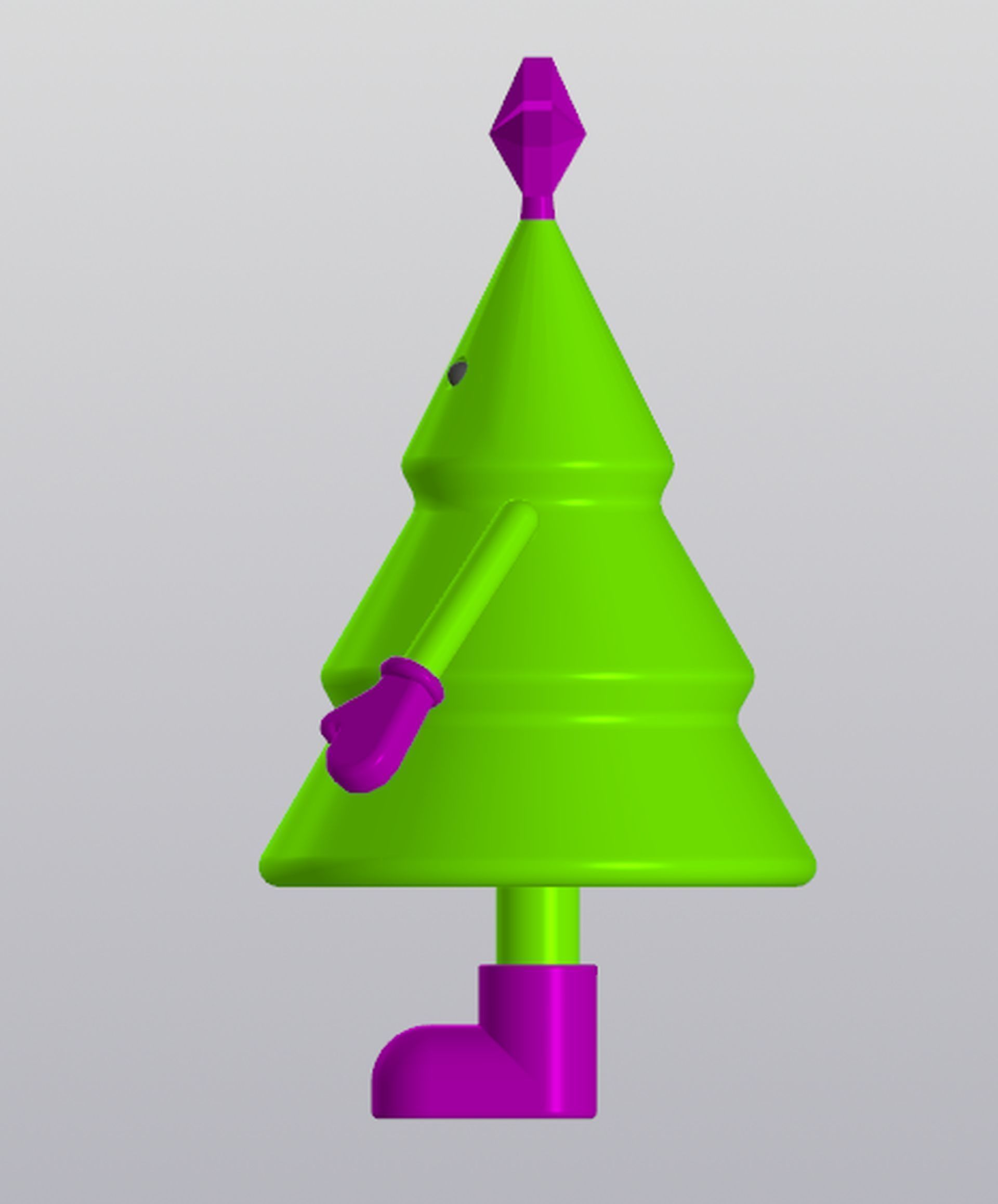 Christmas tree Home decor 3D print model_5