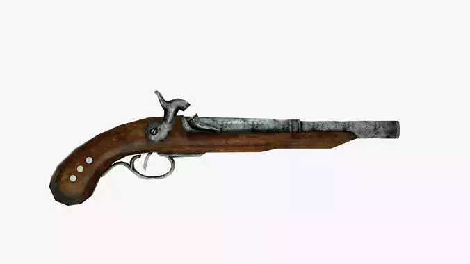Old pistol for game