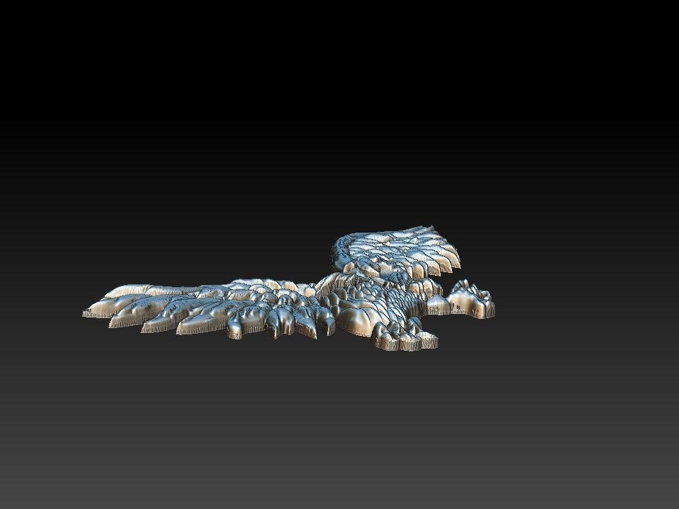 Eagle Relief 3D print model_5
