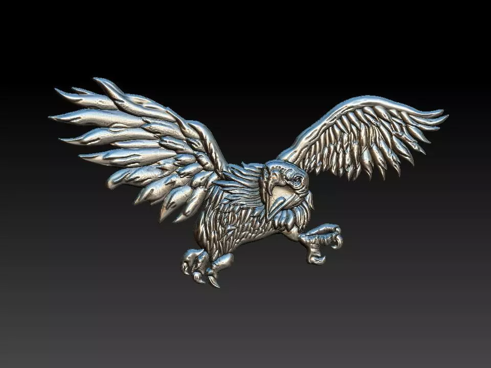 Eagle Relief 3D print model_0