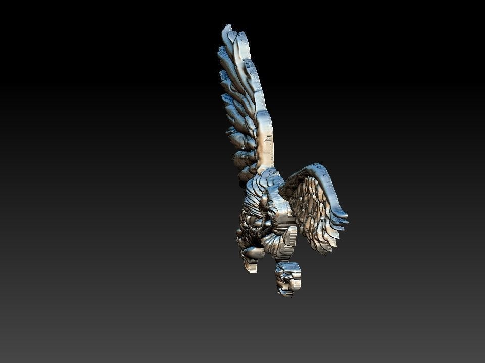 Eagle Relief 3D print model_9