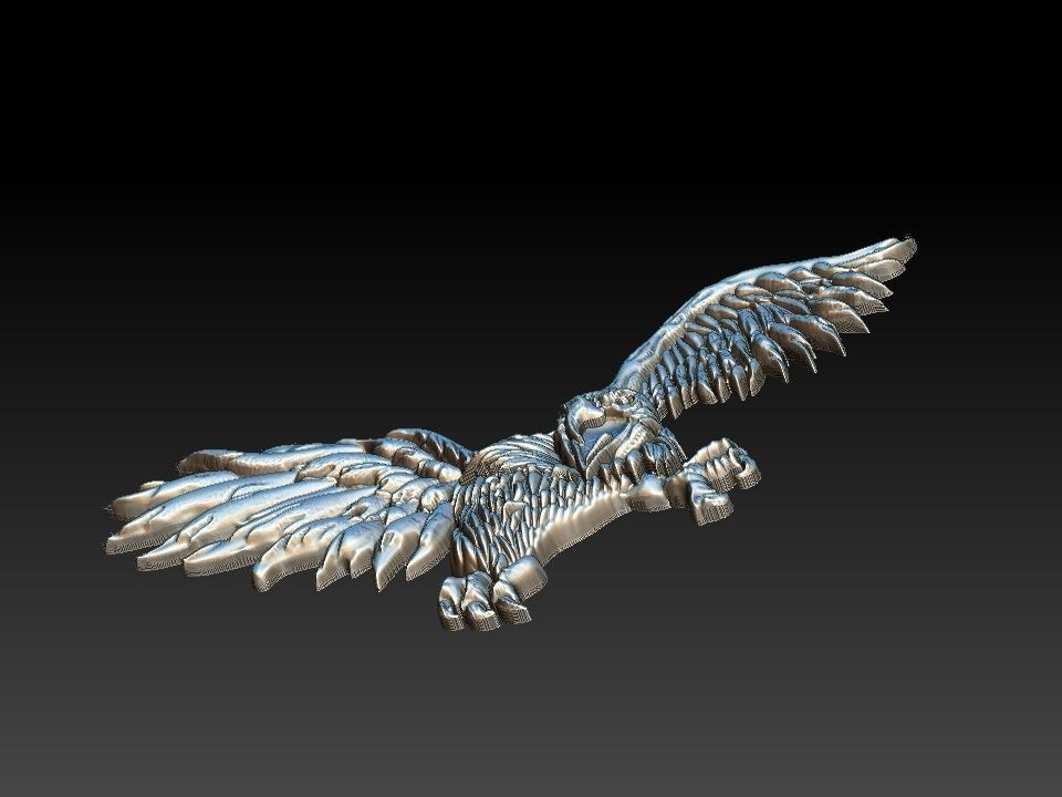 Eagle Relief 3D print model_4