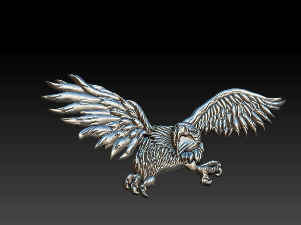 Eagle Relief 3D print model_11