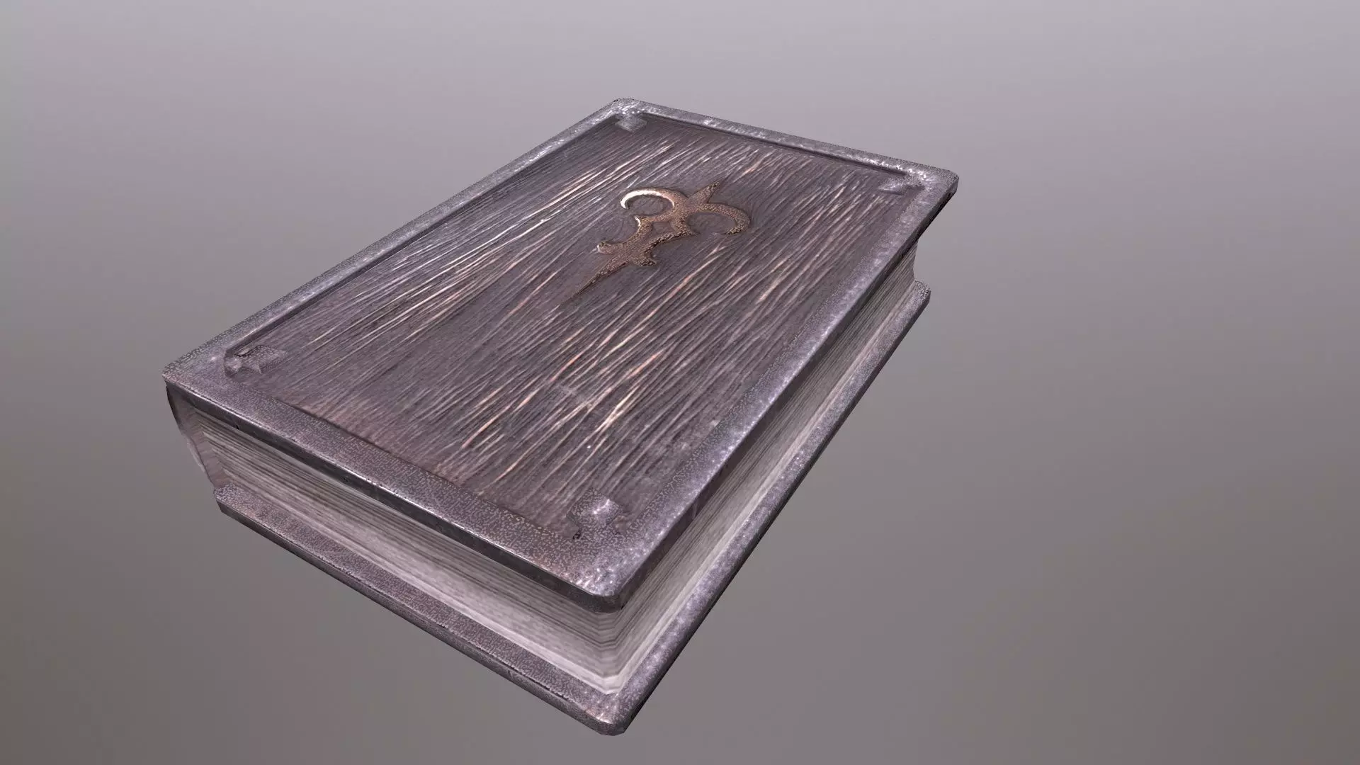 Special book with a hiding secret Low-poly 3D model