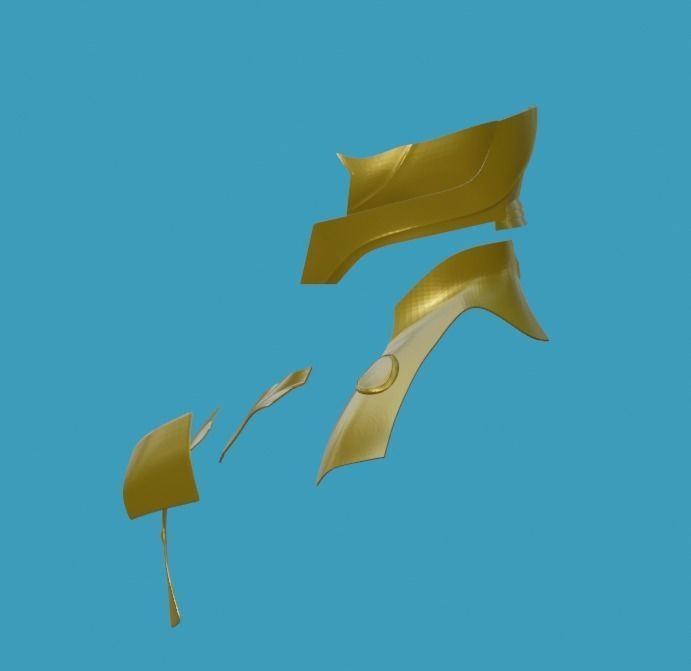 Loki Armor Cosplay 3D print model_18