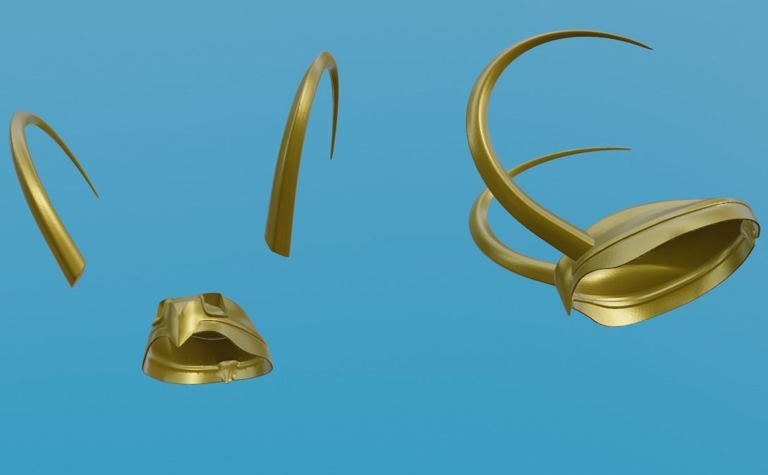 Loki Armor Cosplay 3D print model_14