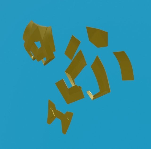 Loki Armor Cosplay 3D print model_5