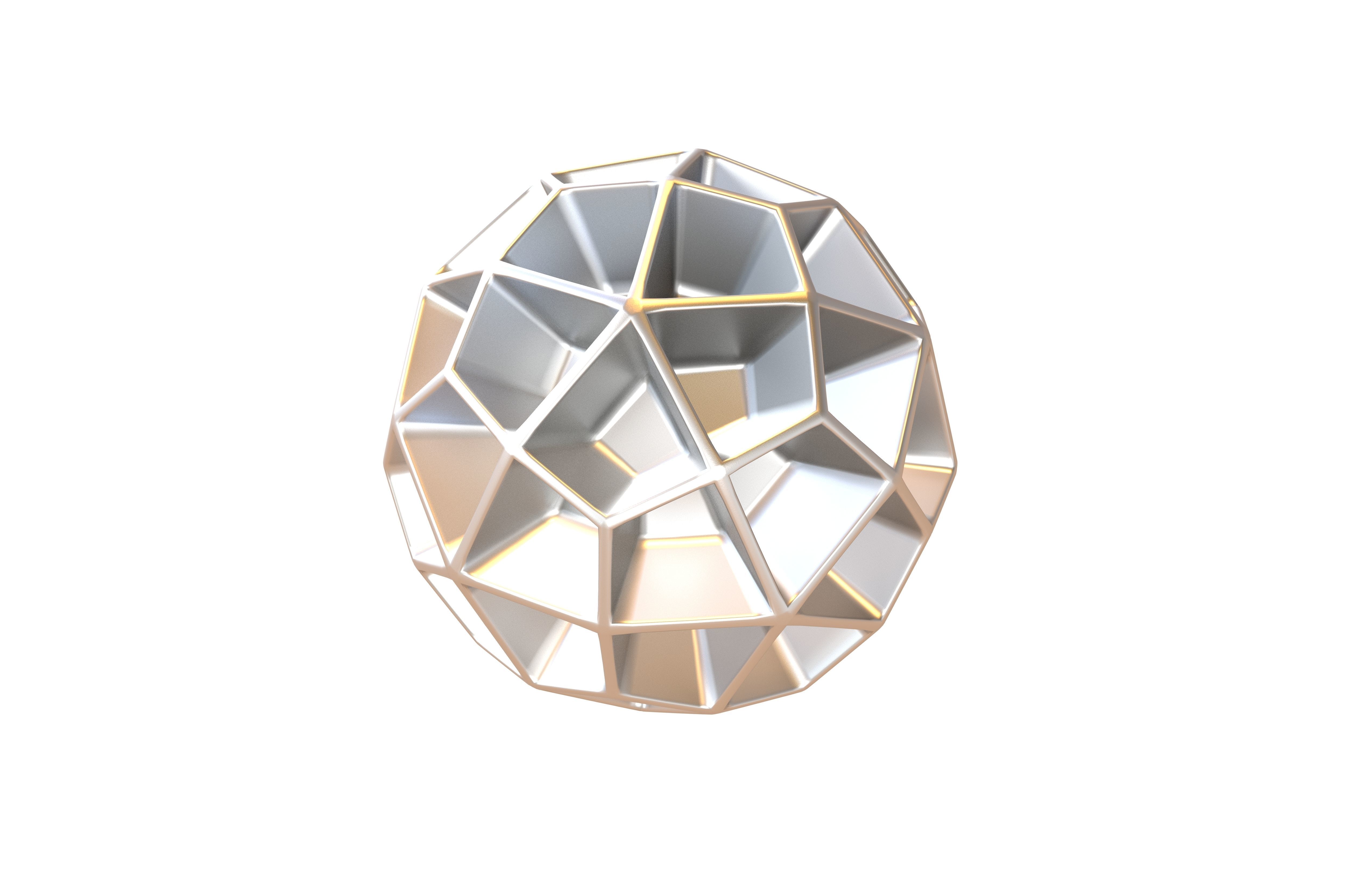 Abstract Shape v11 002 Low-poly 3D model_2