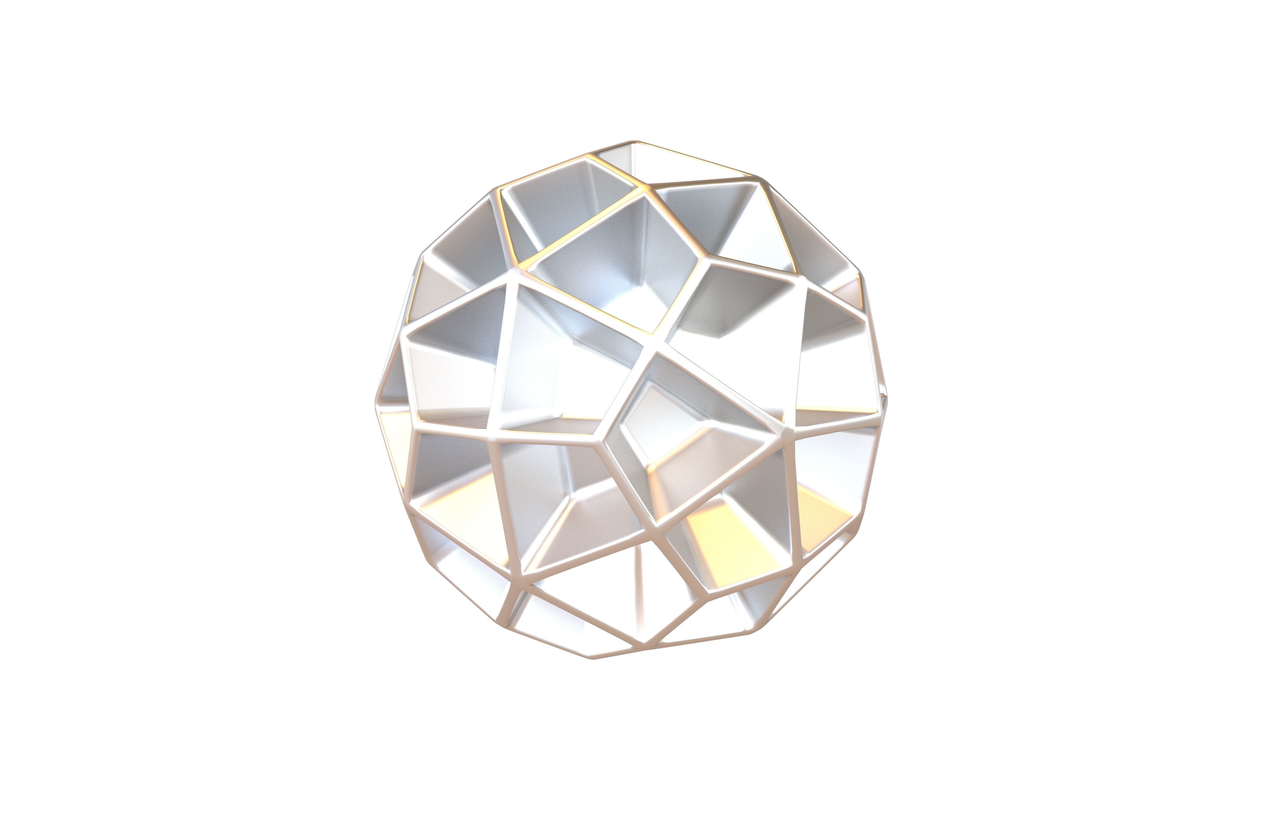 Abstract Shape v11 002 Low-poly 3D model_3