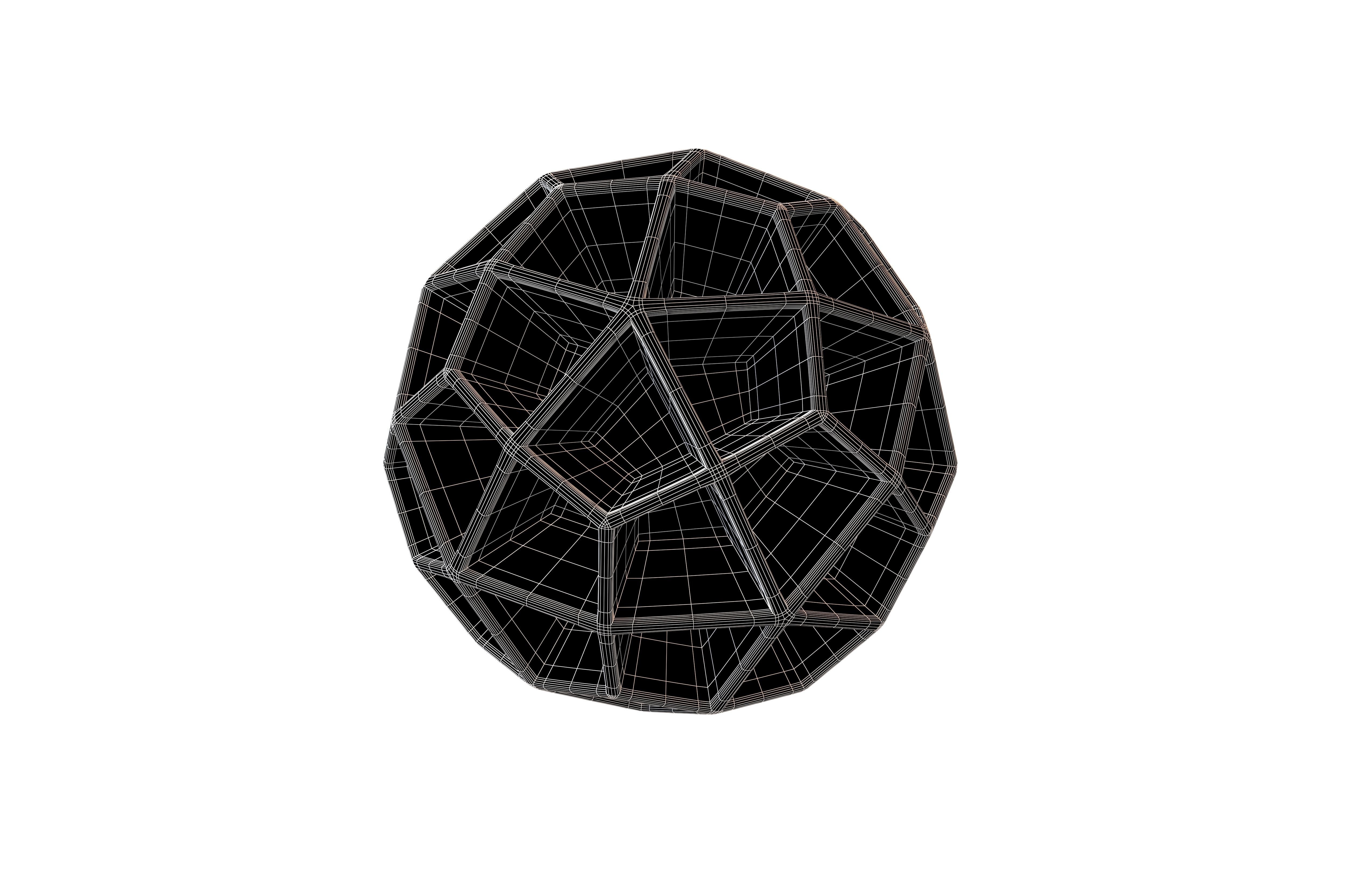 Abstract Shape v11 004 Low-poly 3D model_6