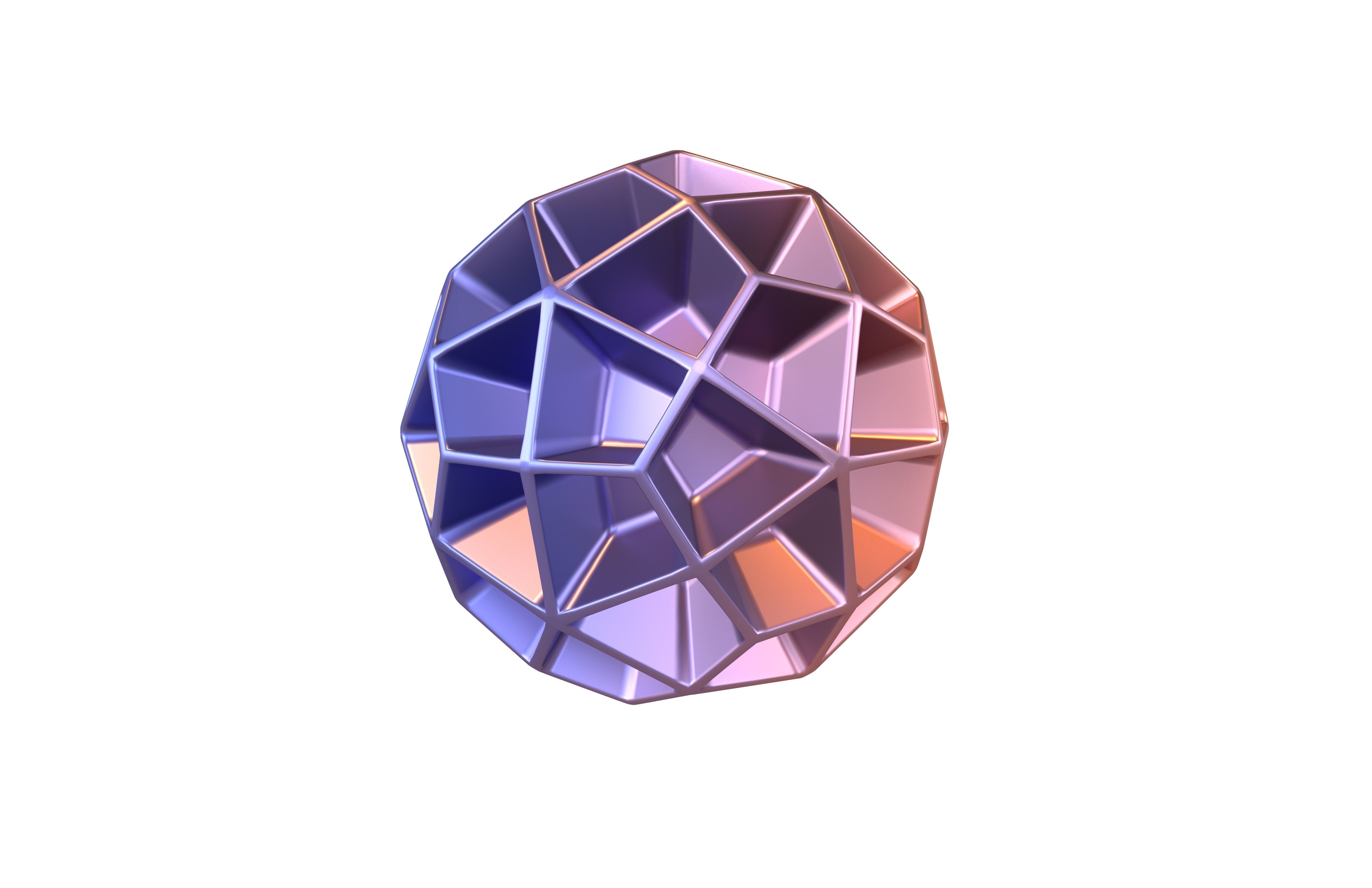 Abstract Shape v11 004 Low-poly 3D model_2