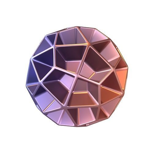 Abstract Shape v11 004 Low-poly 3D model
