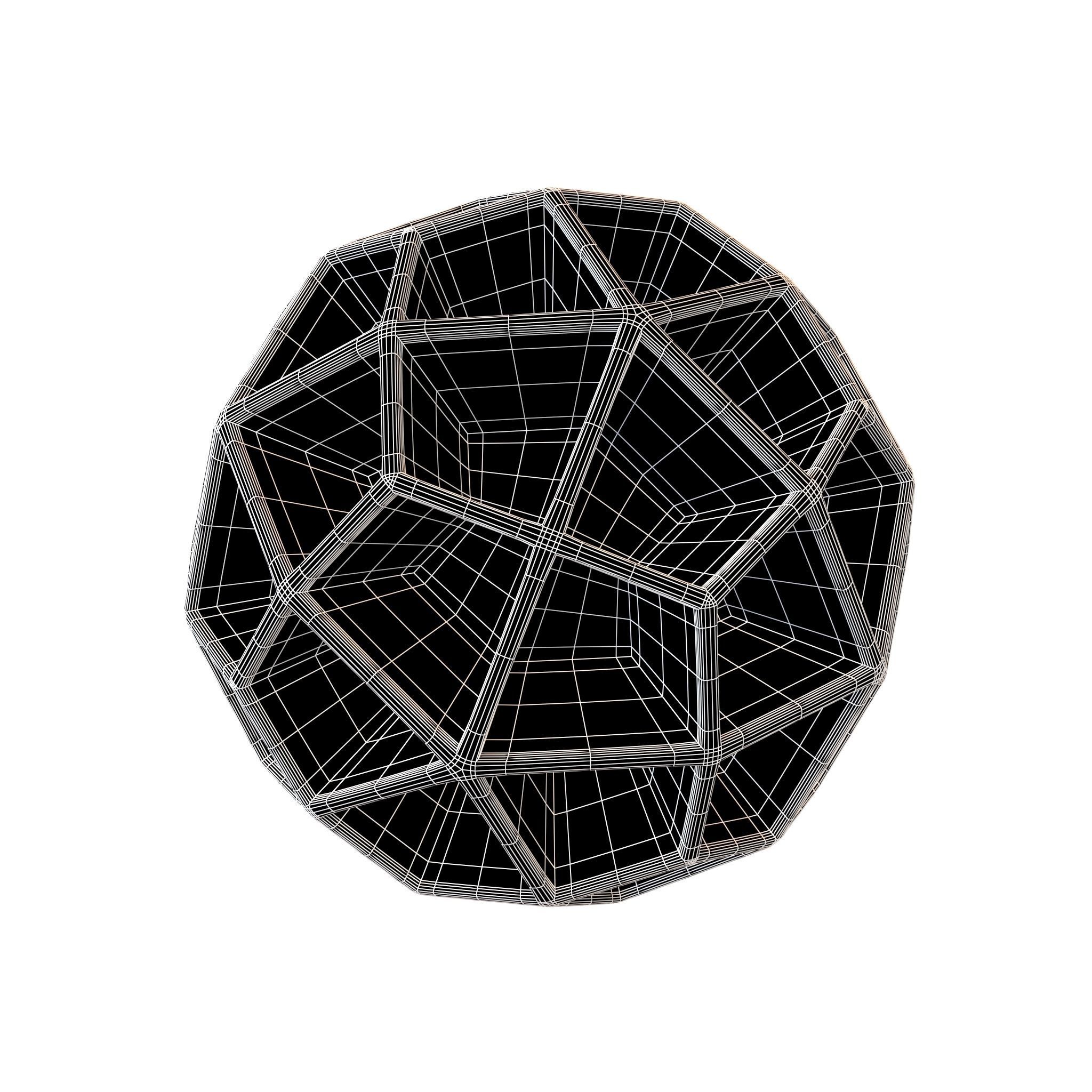 Abstract Shape v11 004 Low-poly 3D model_4