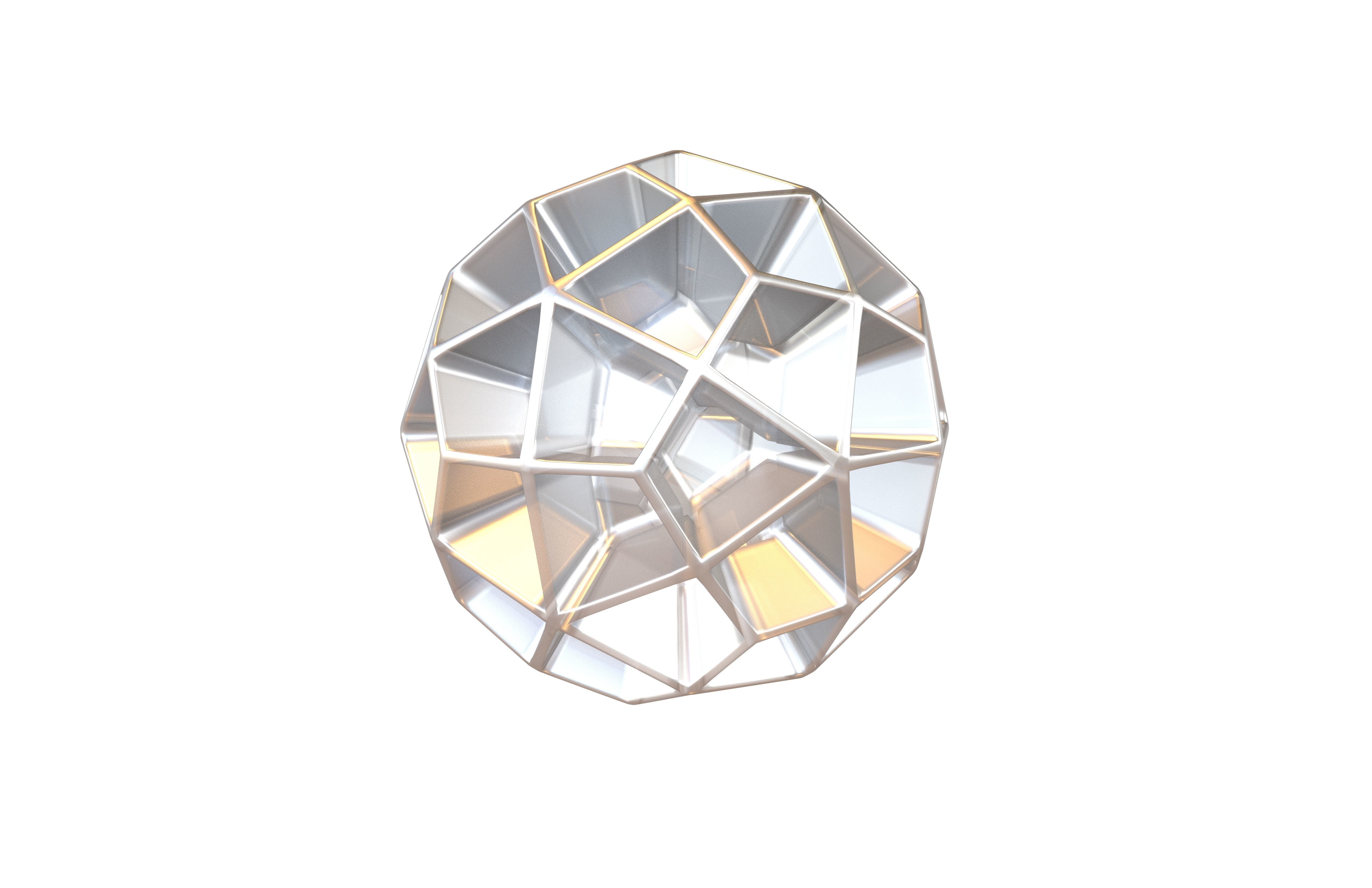 Abstract Shape v11 006 Low-poly 3D model_3