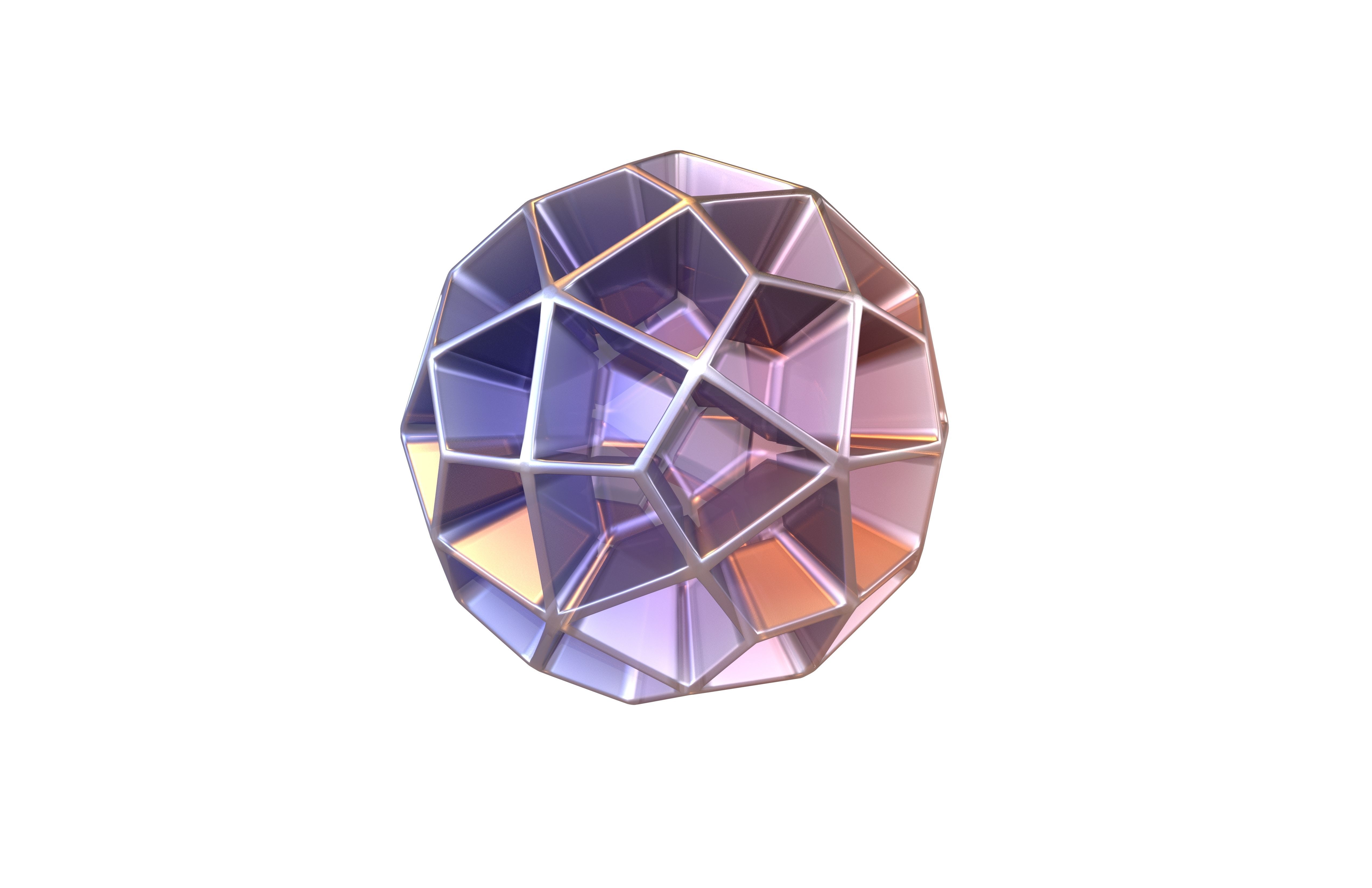 Abstract Shape v11 008 Low-poly 3D model_1