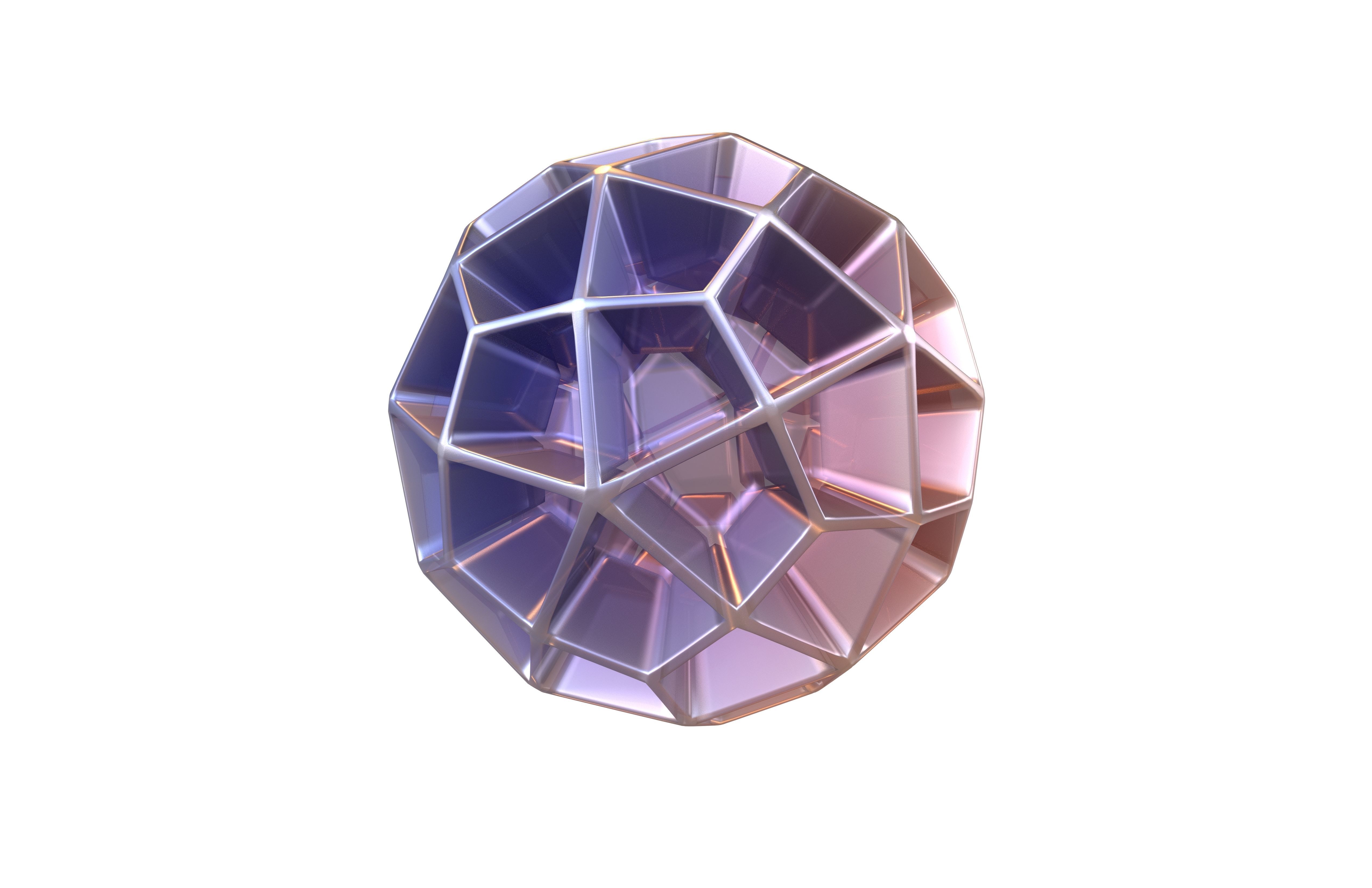 Abstract Shape v11 008 Low-poly 3D model_3