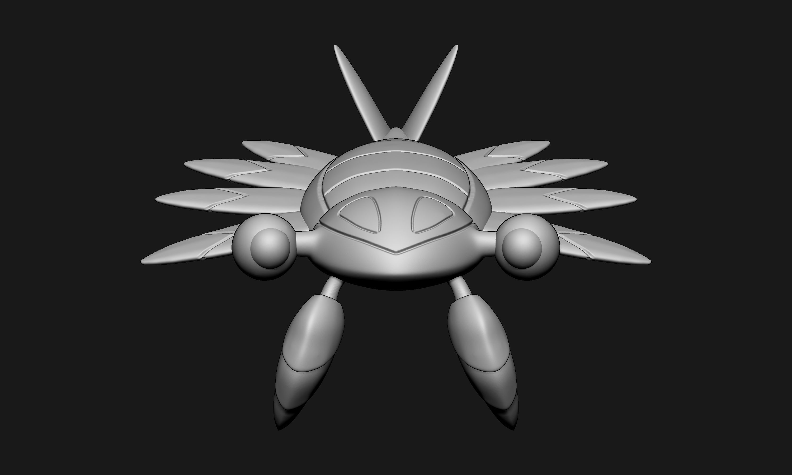 Pokemon - Anorith with 2 poses 3D print model_3