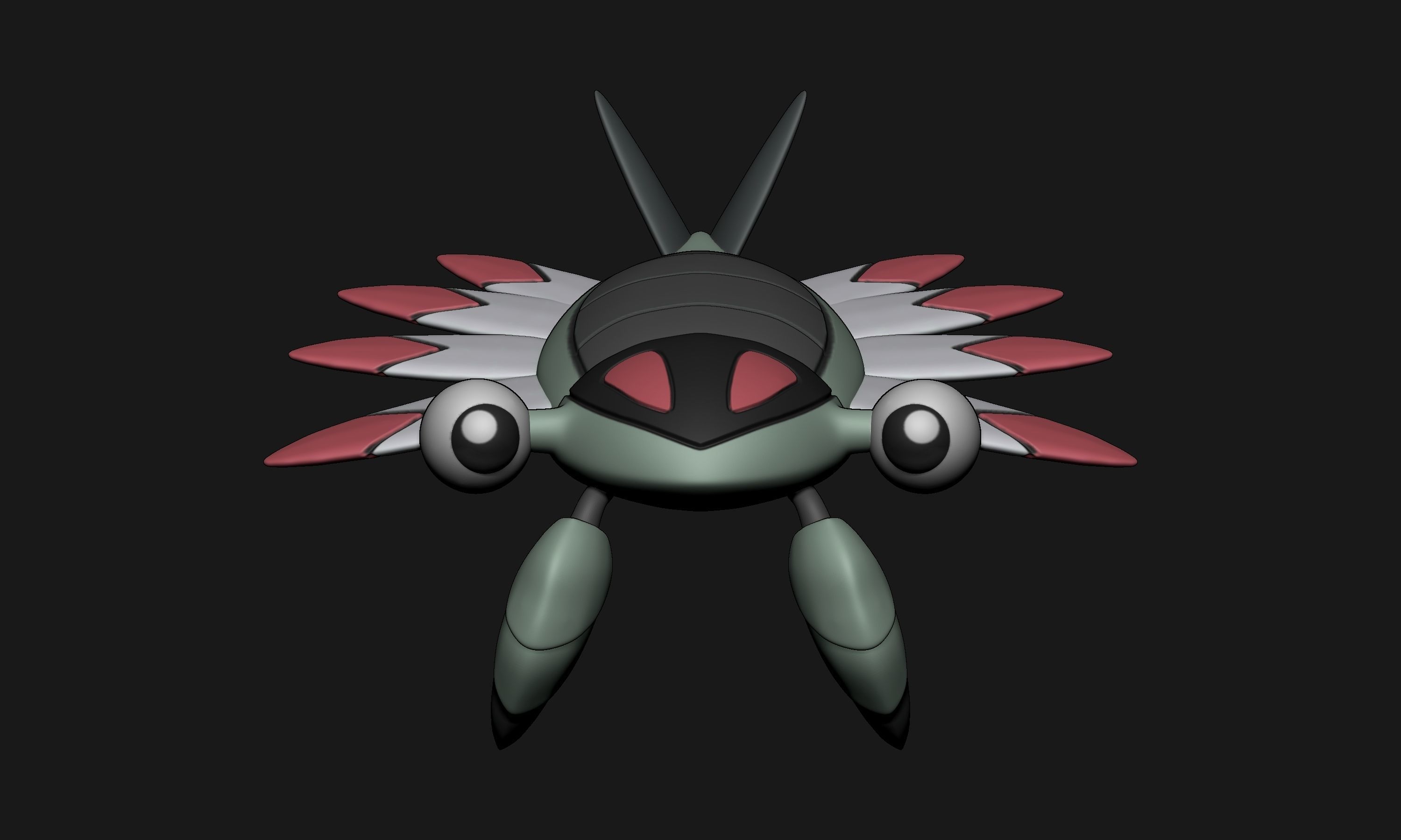 Pokemon - Anorith with 2 poses 3D print model_1
