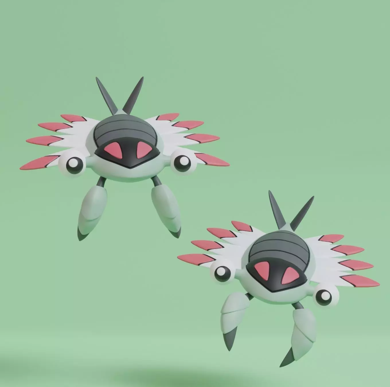 Pokemon - Anorith with 2 poses 3D print model_0