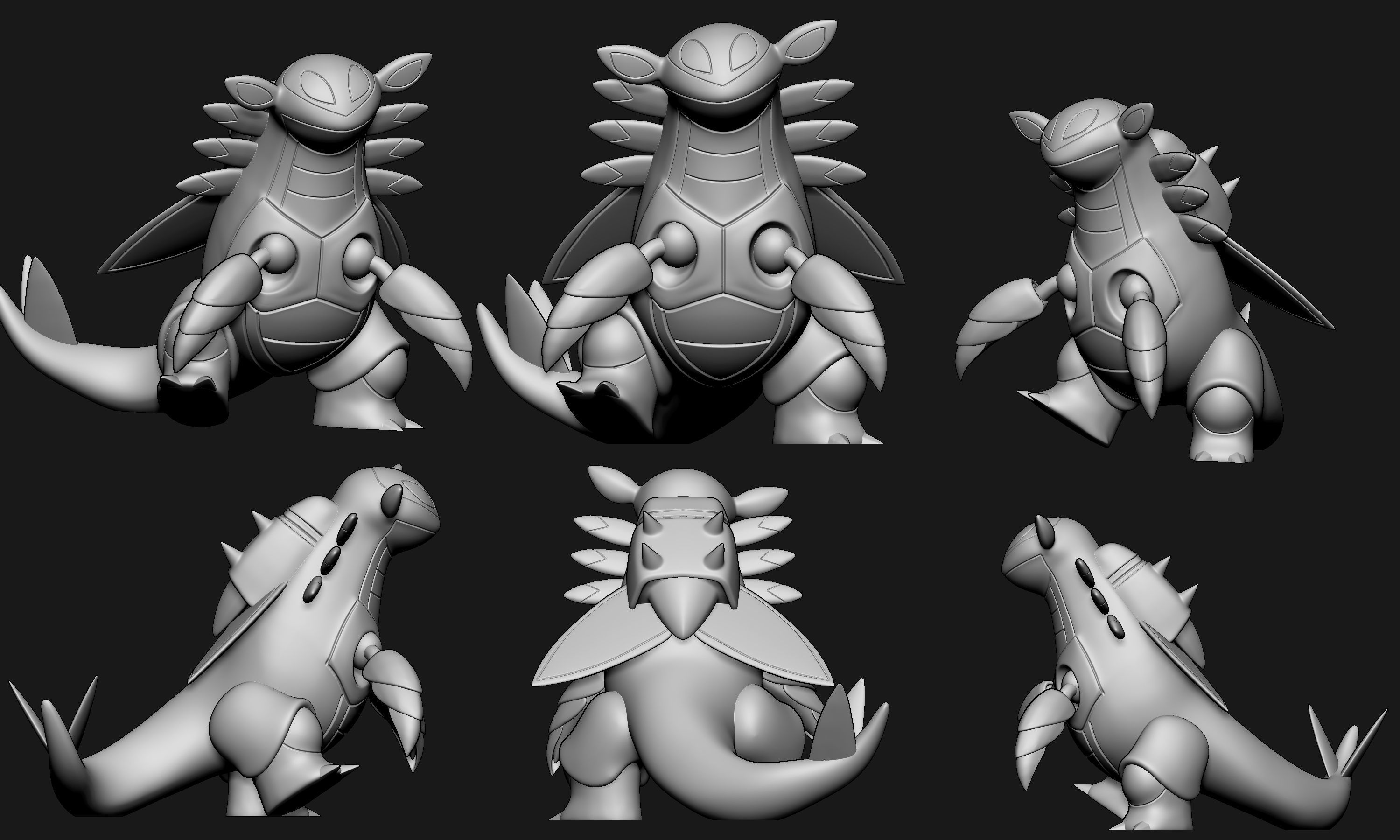 Pokemon - Anorith and Armaldo 3D print model_10
