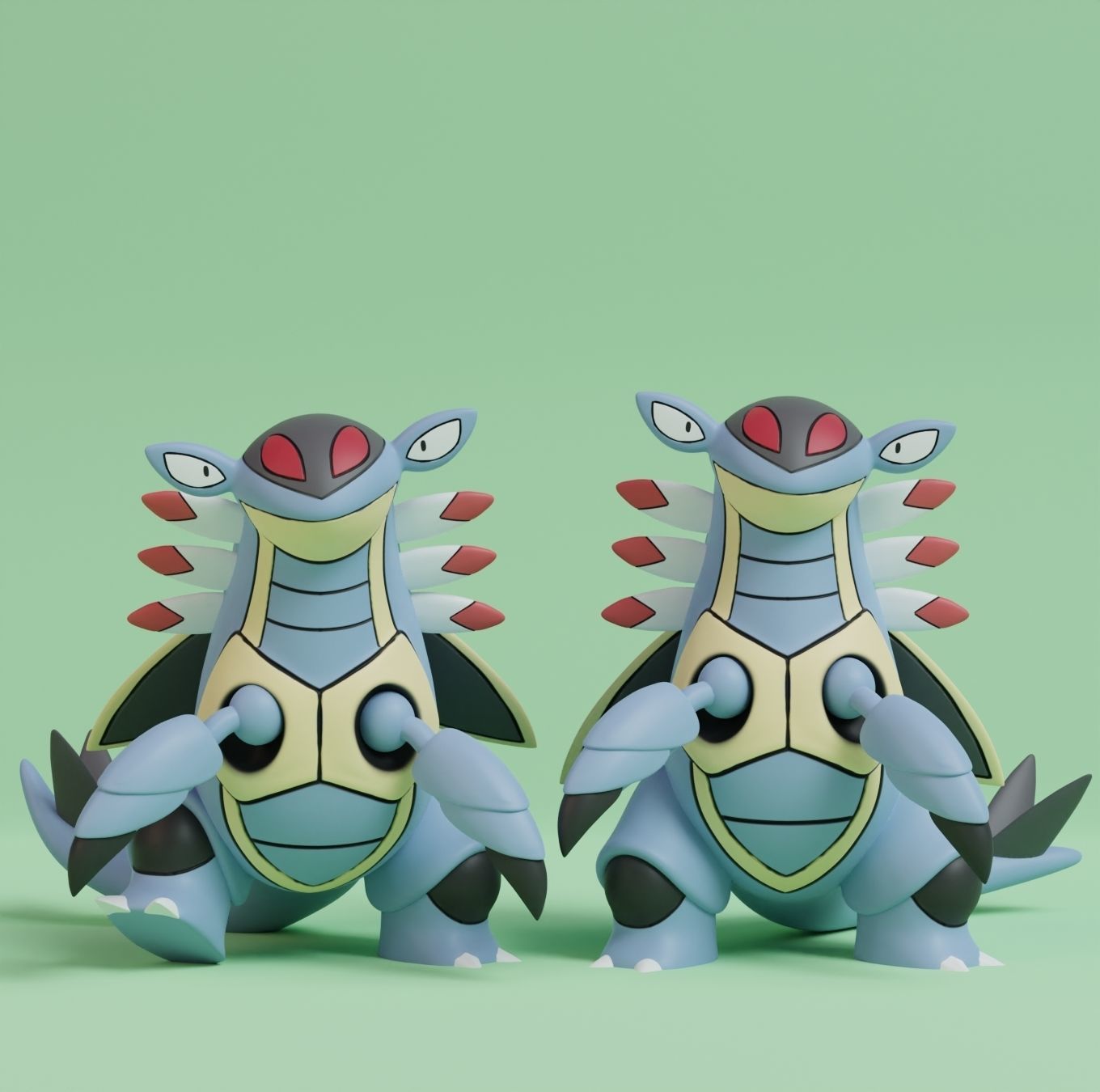 Pokemon - Anorith and Armaldo 3D print model_6