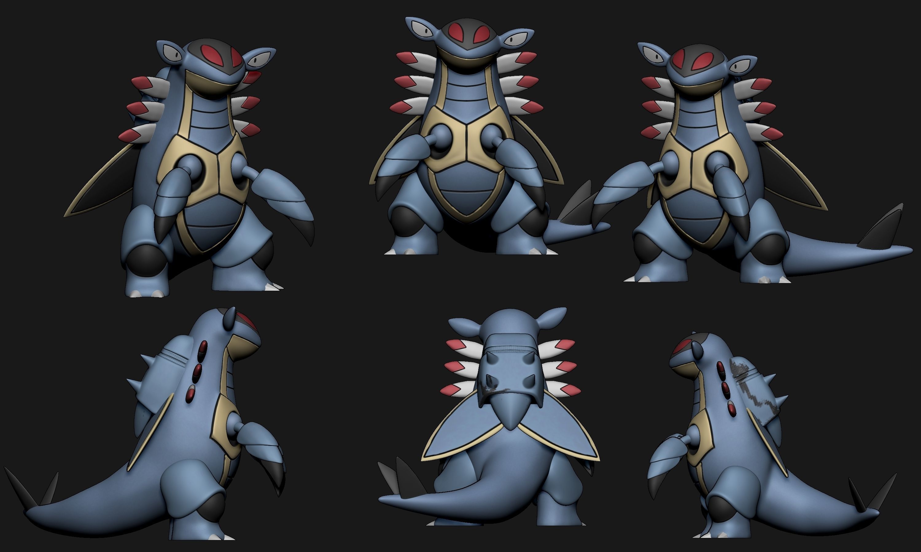 Pokemon - Anorith and Armaldo 3D print model_7