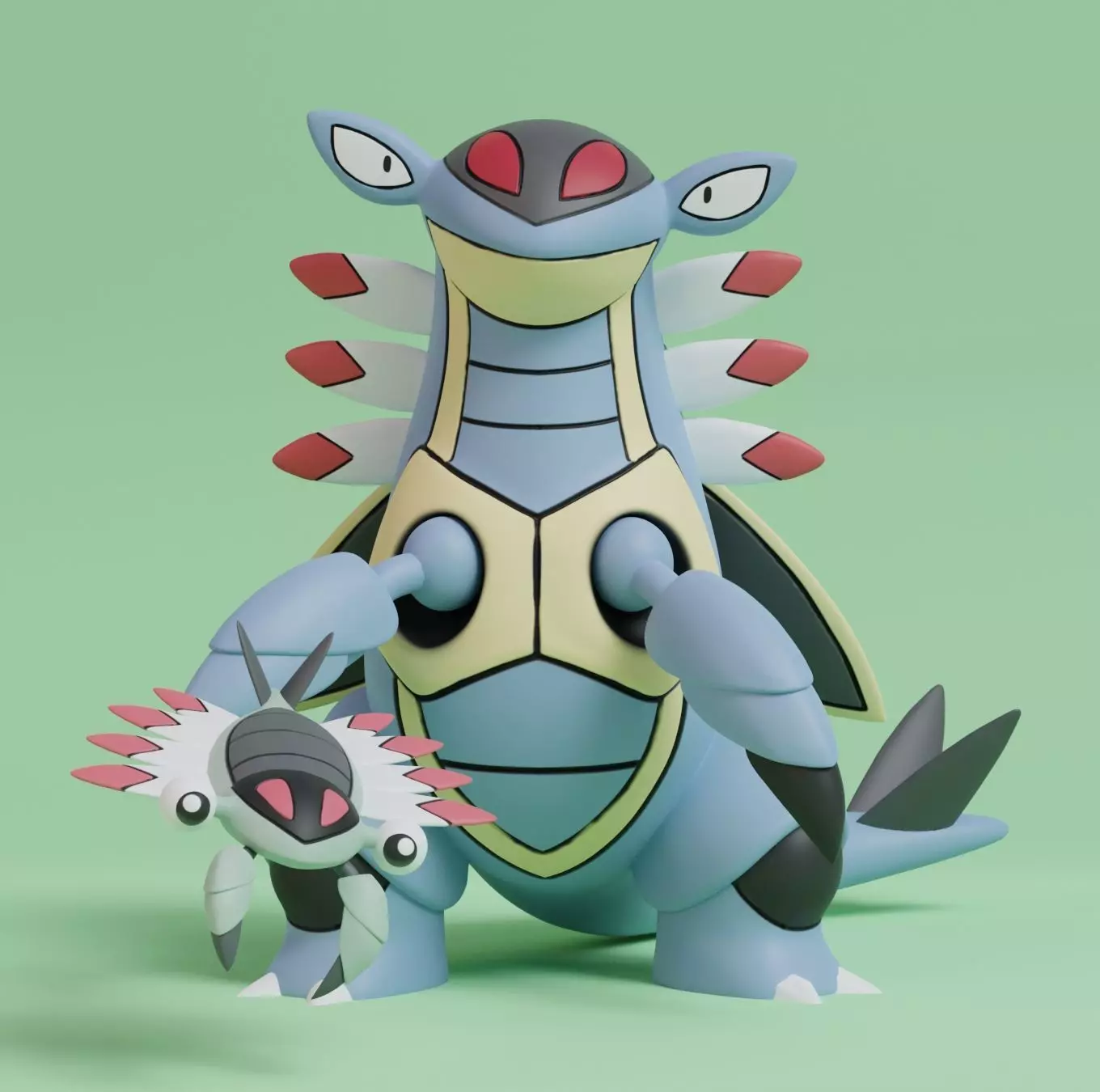 Pokemon - Anorith and Armaldo 3D print model_0