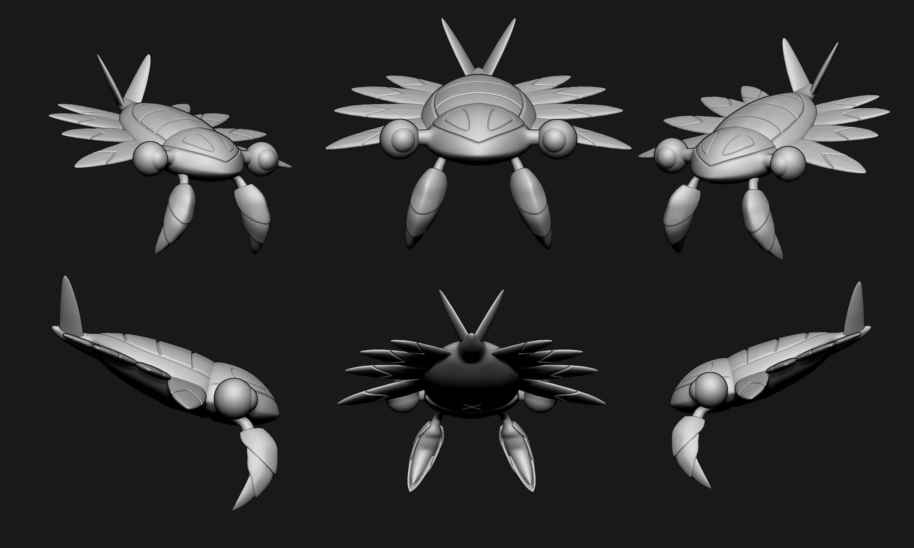 Pokemon - Anorith and Armaldo 3D print model_3