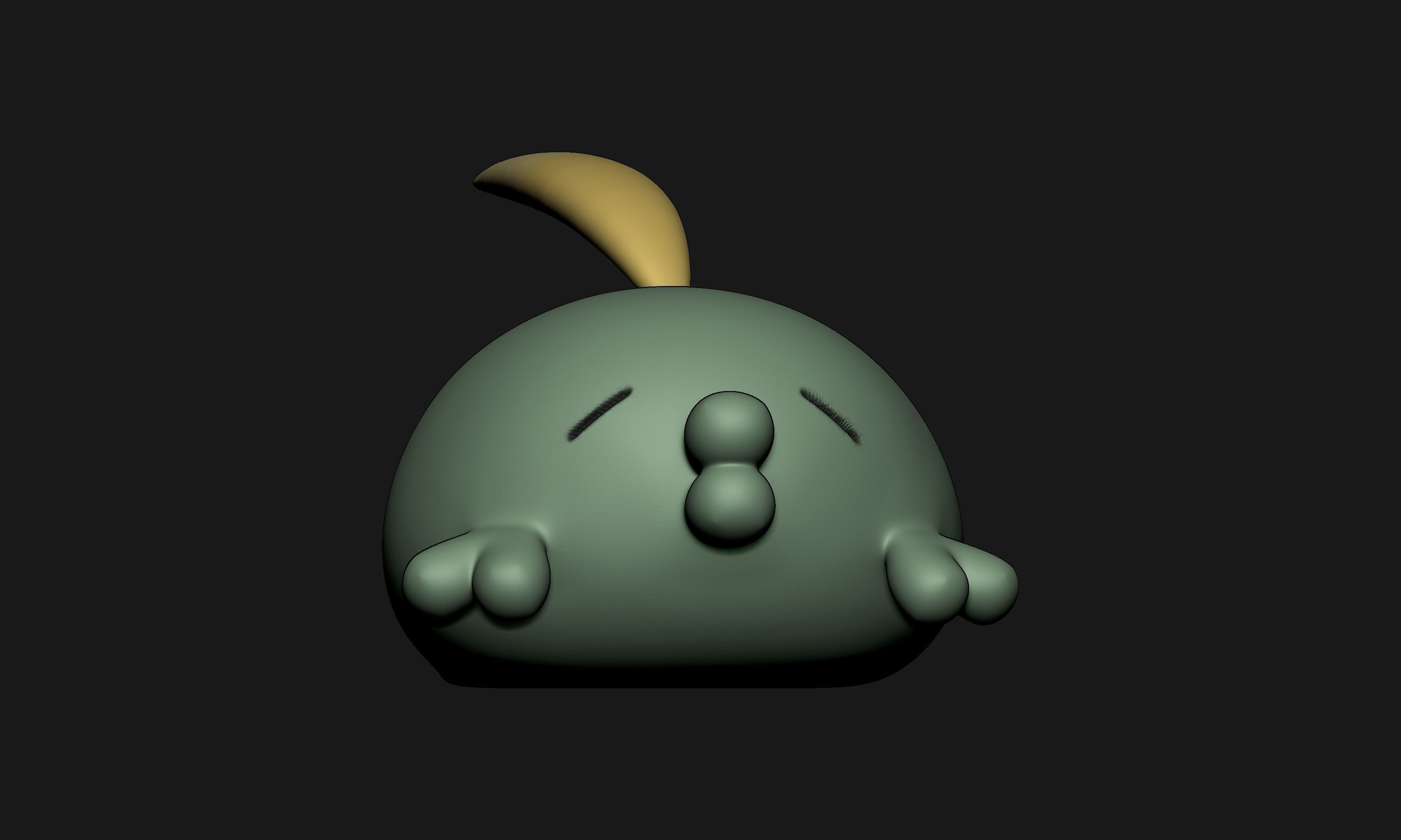 Pokemon - Gulpin 3D print model_1