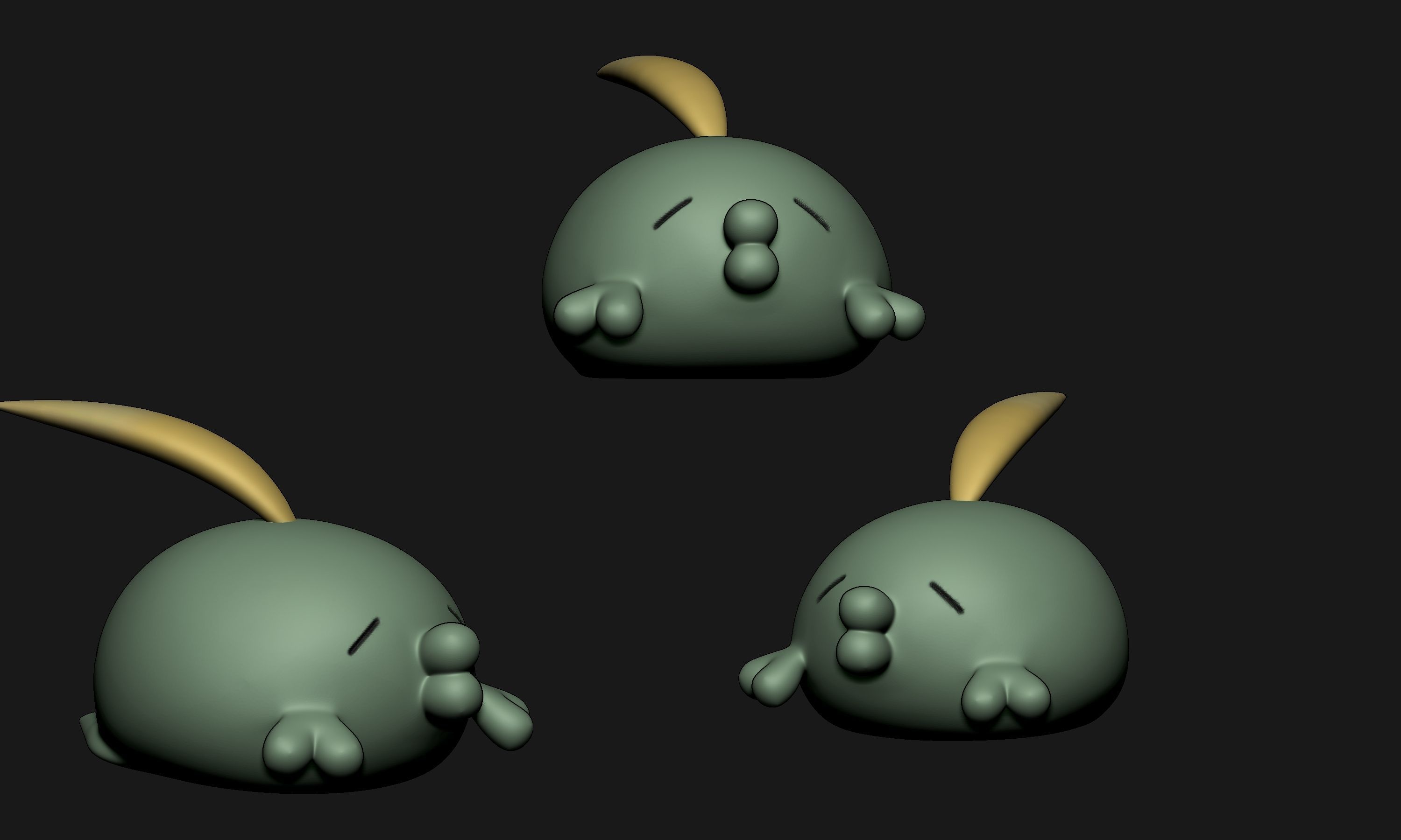Pokemon - Gulpin 3D print model_2