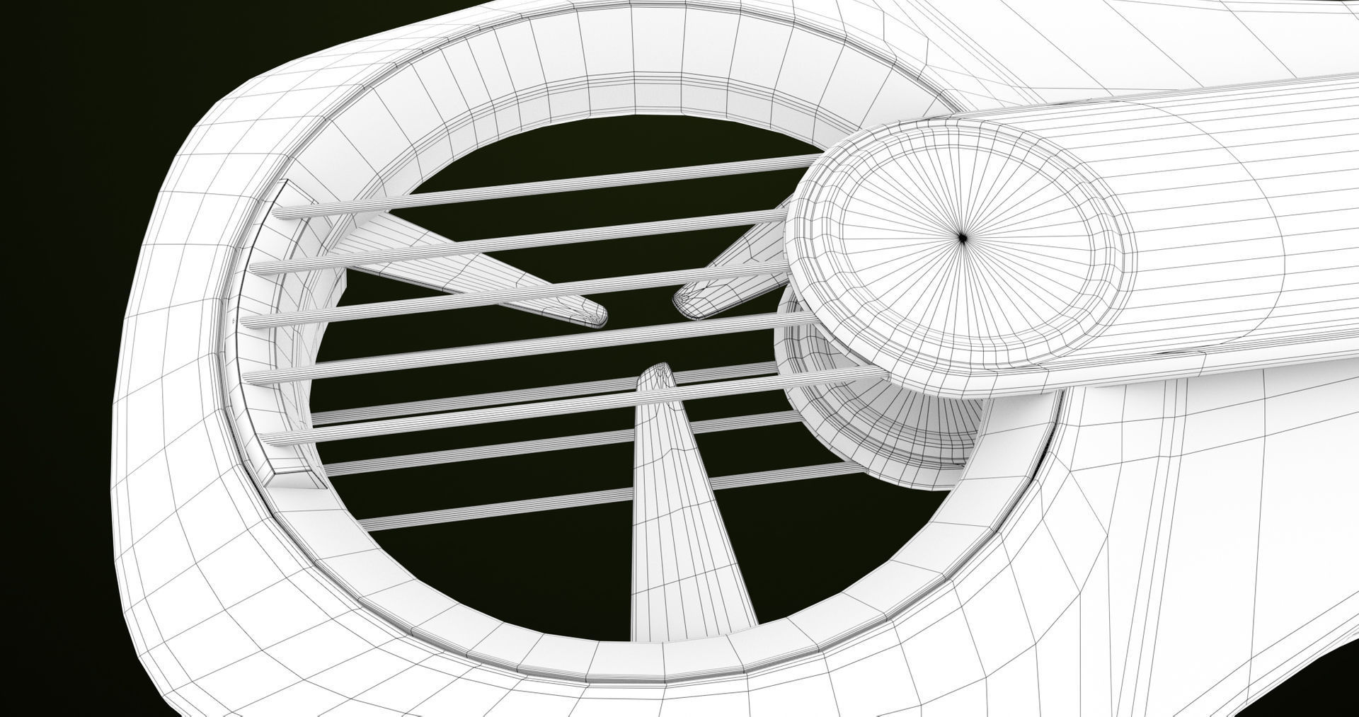 Sci Fi Hoverboard 2 All PBR Unity UE Textures Included Low-poly 3D model_31