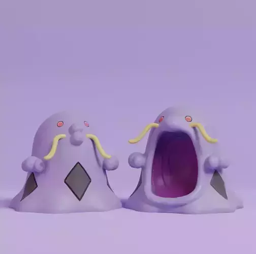 Pokemon - Swalot with 2 poses 3D print model