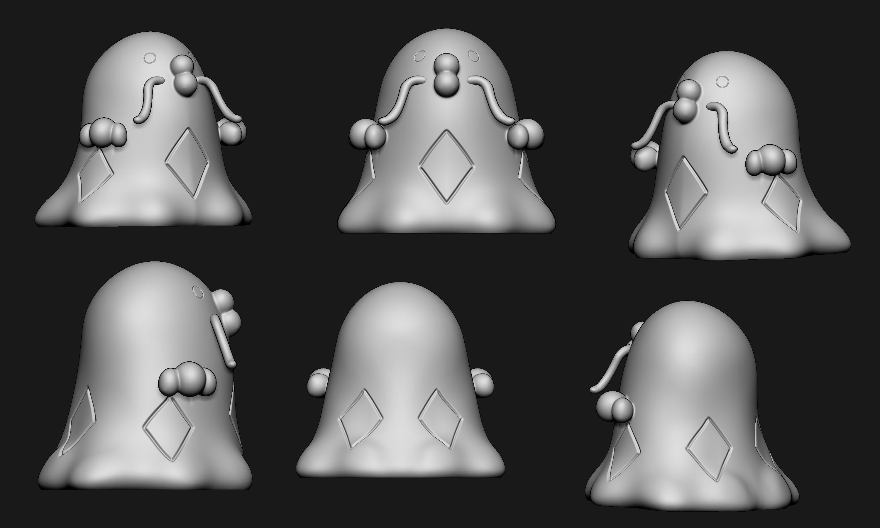 Pokemon - Swalot with 2 poses 3D print model_4