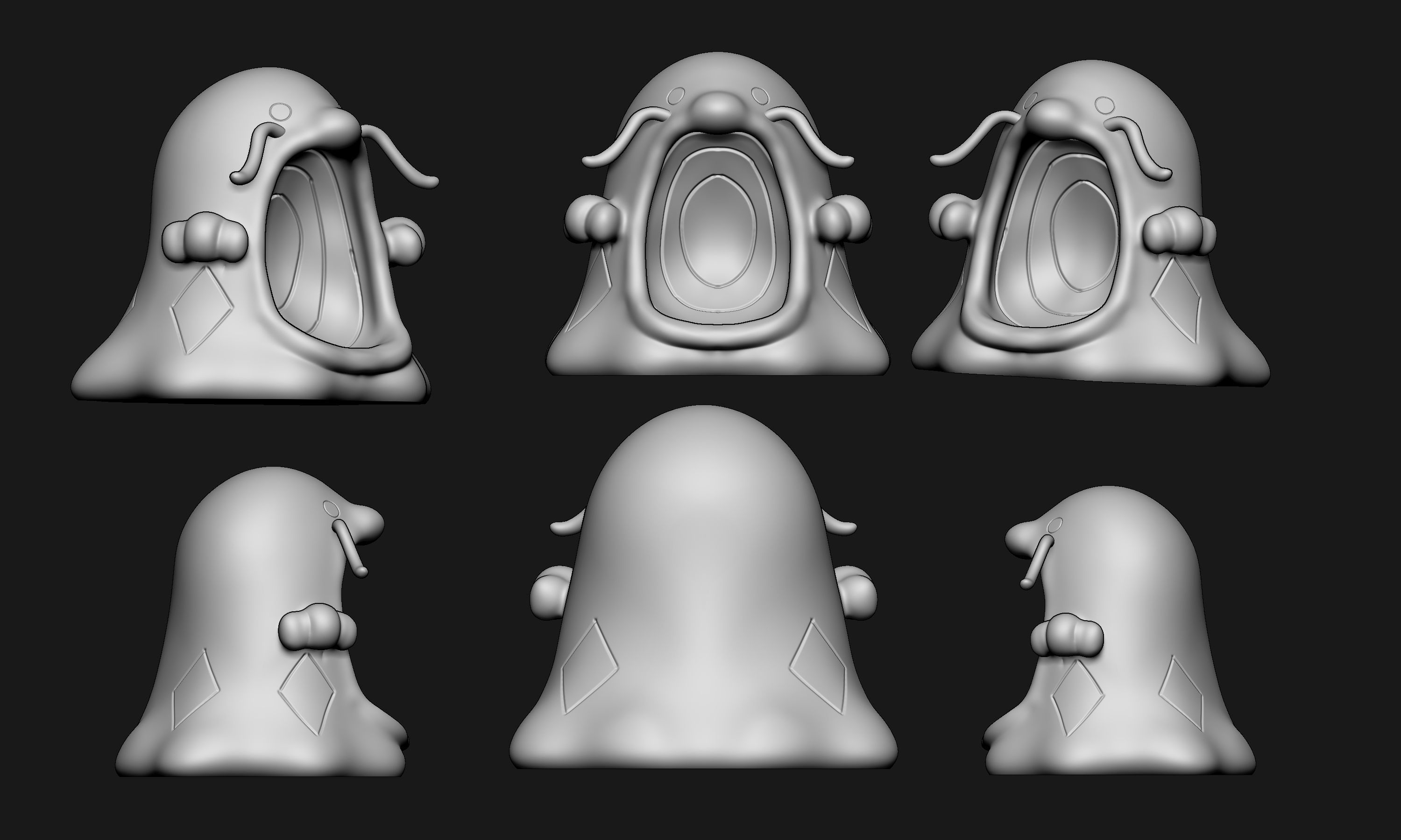 Pokemon - Swalot with 2 poses 3D print model_8