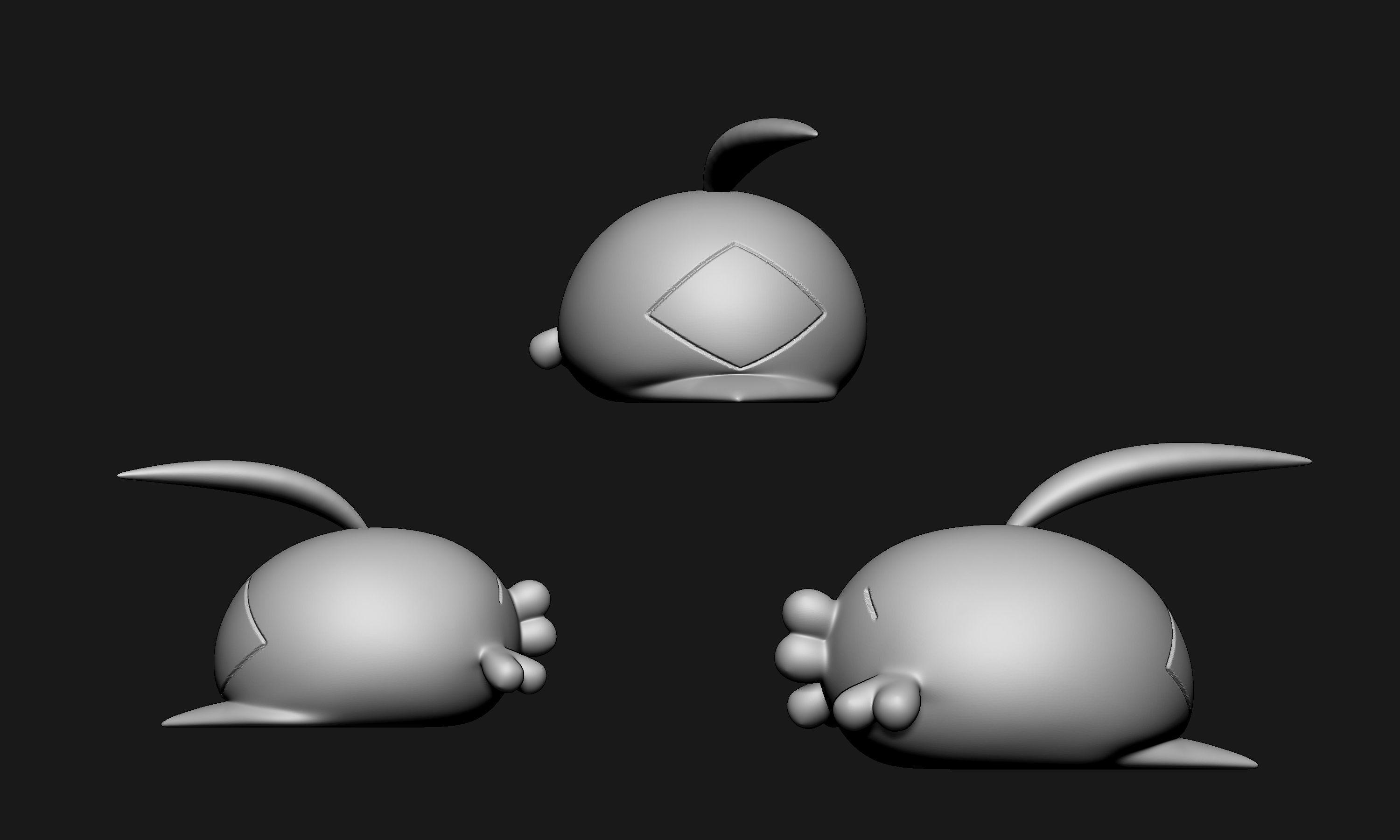 Pokemon - Gulpin and Swalot  3D print model_5