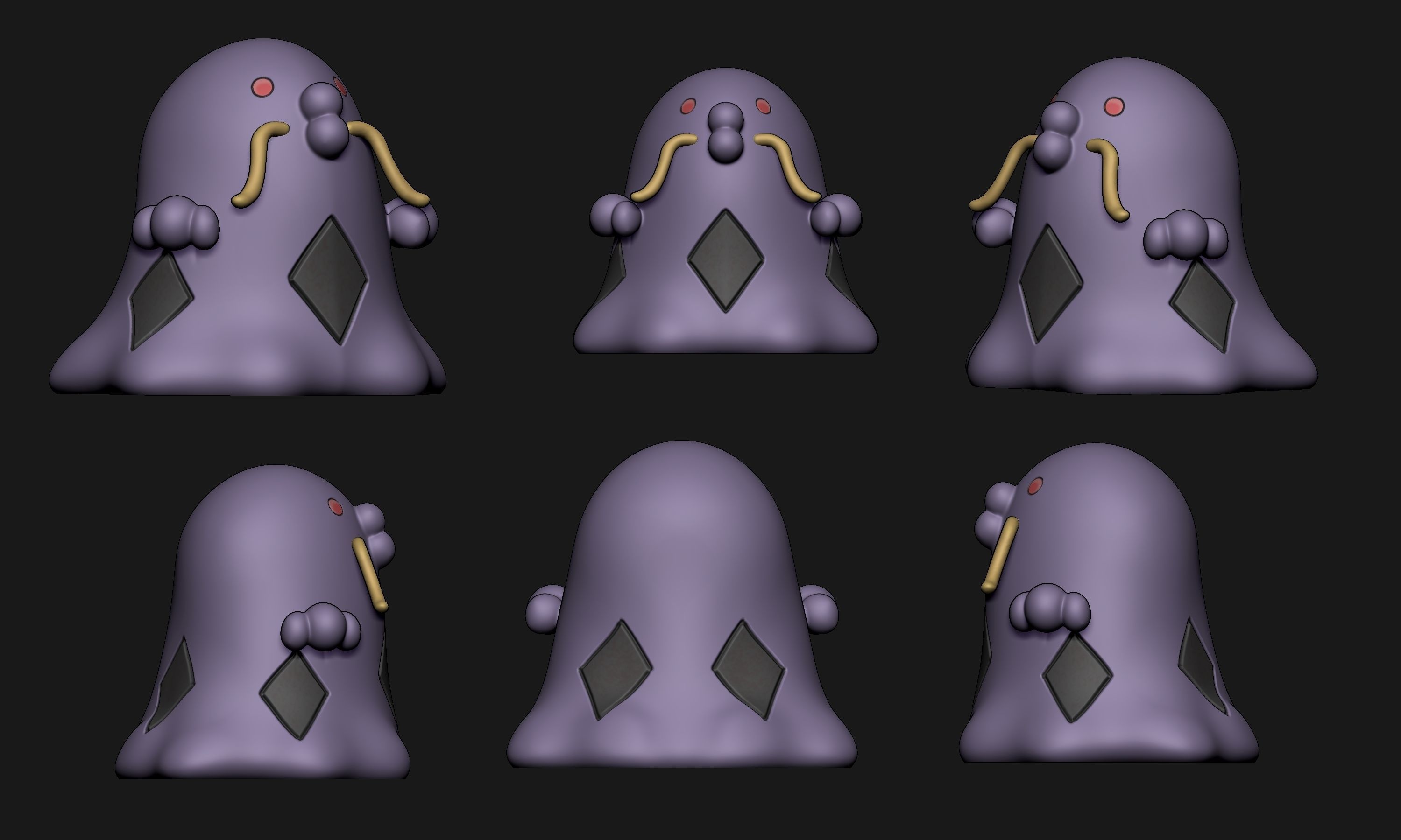 Pokemon - Gulpin and Swalot  3D print model_7